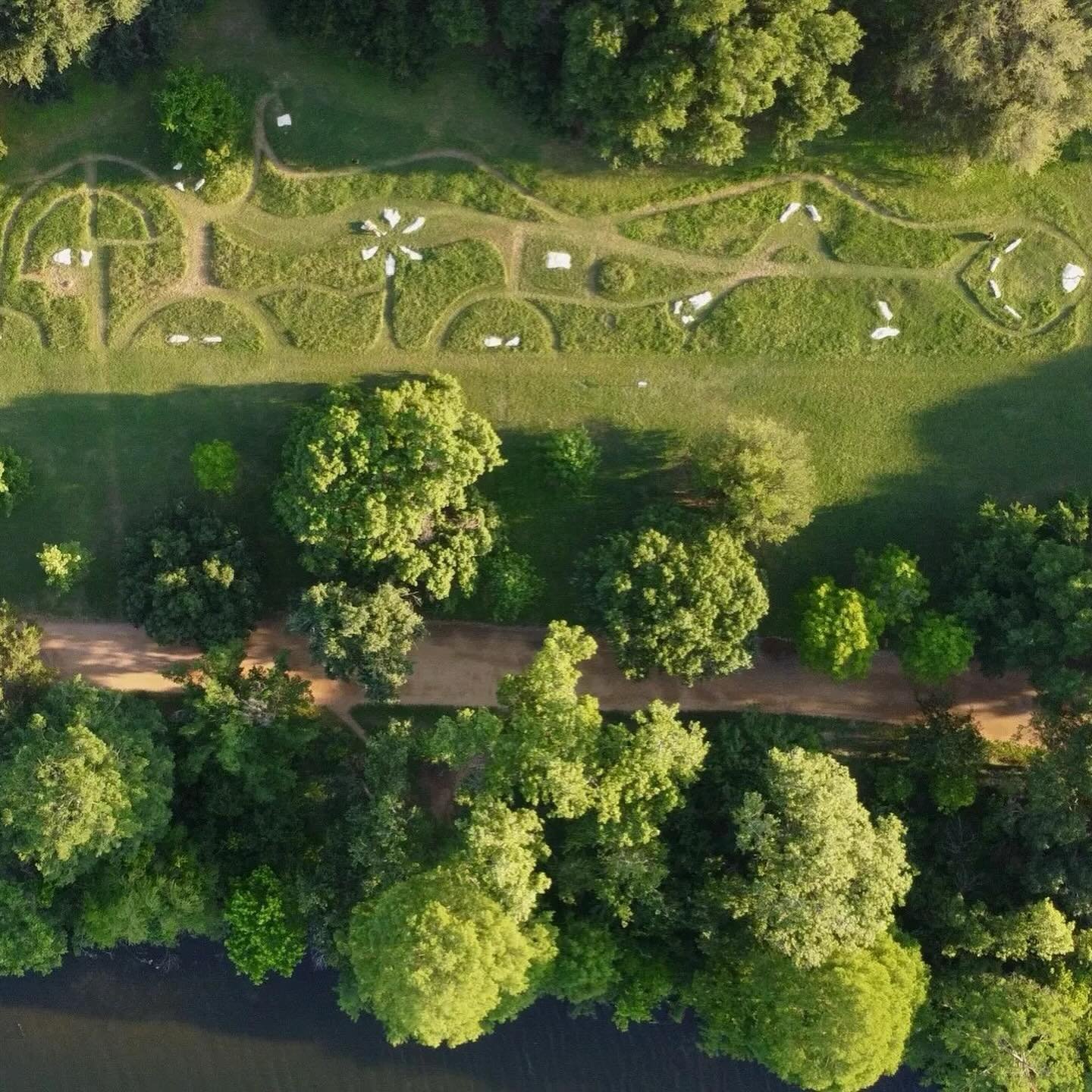 Meet for a cup of coffee at one of the stones along the lake? That&rsquo;s the basic goal for the new art installation, &ldquo;Conversation Stones.&rdquo; Made from 32 large stones on the Ann and Roy Butler Hike-and-Bike Trail, the artwork encourages