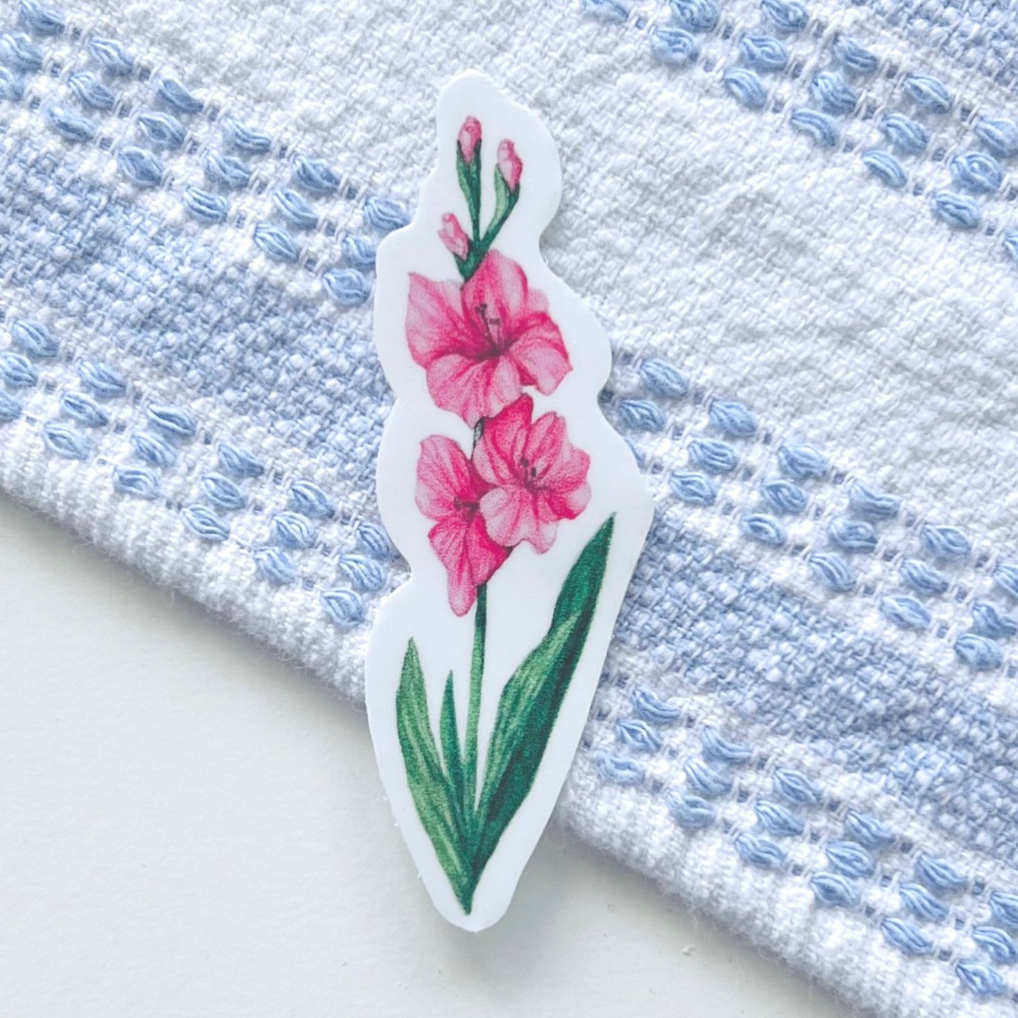 Gladiolus flower sticker