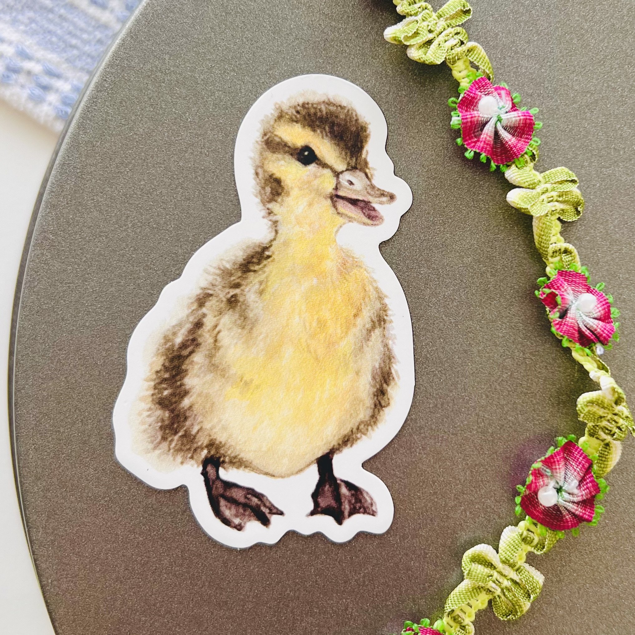 Watercolor Duckling Magnet