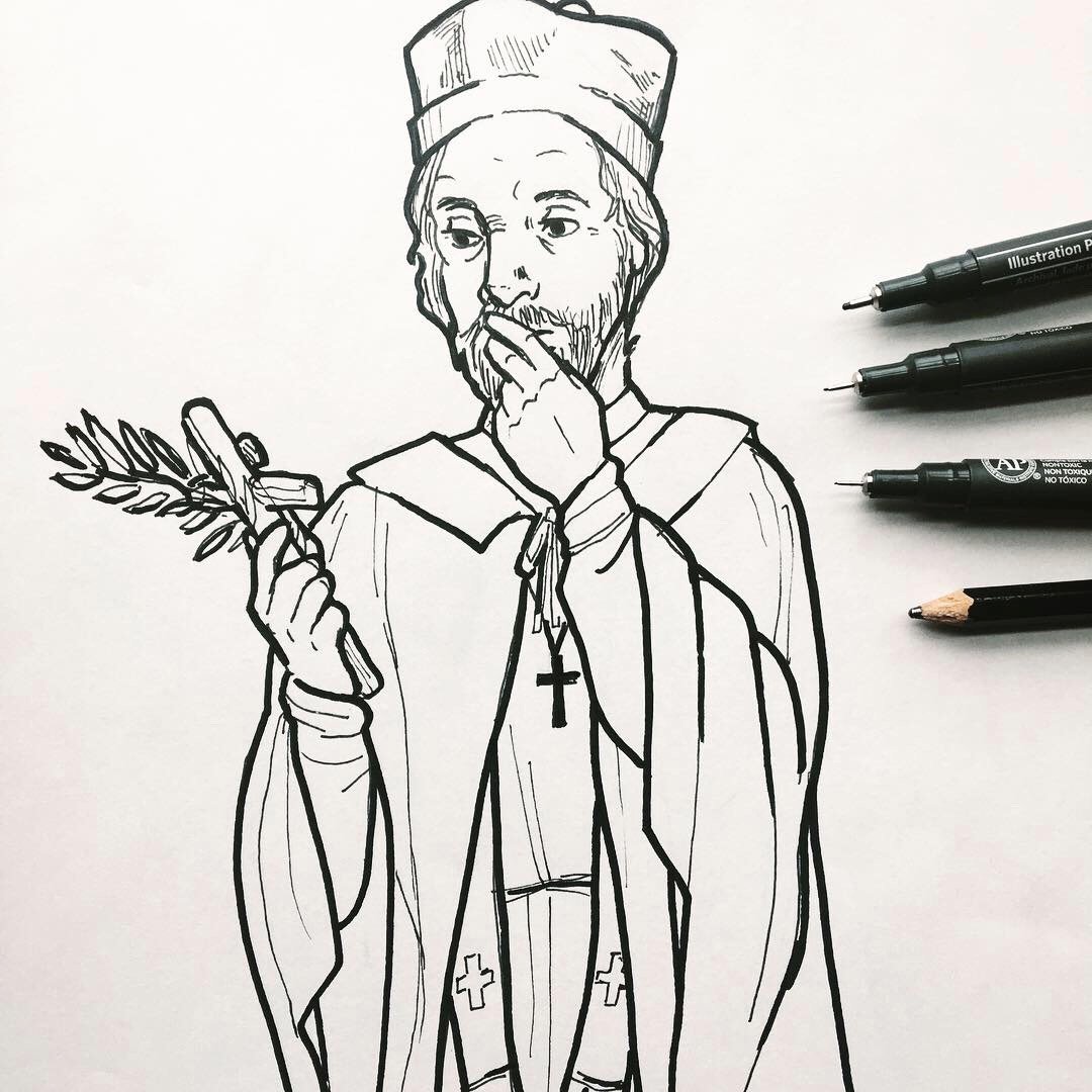 Saint John of Nepomuceno - patron saint of confession.