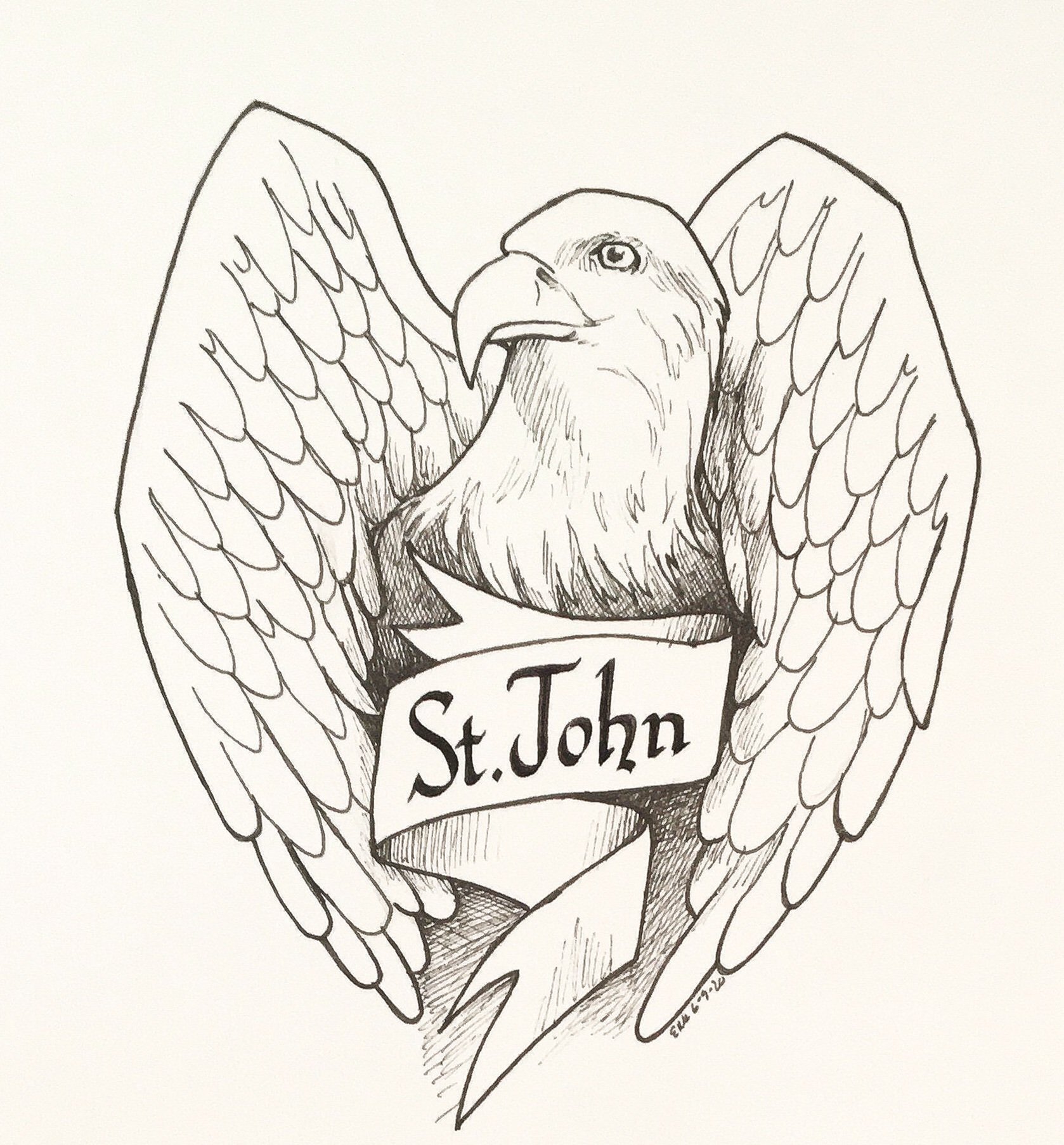 The Gospel of John - represented by an Eagle