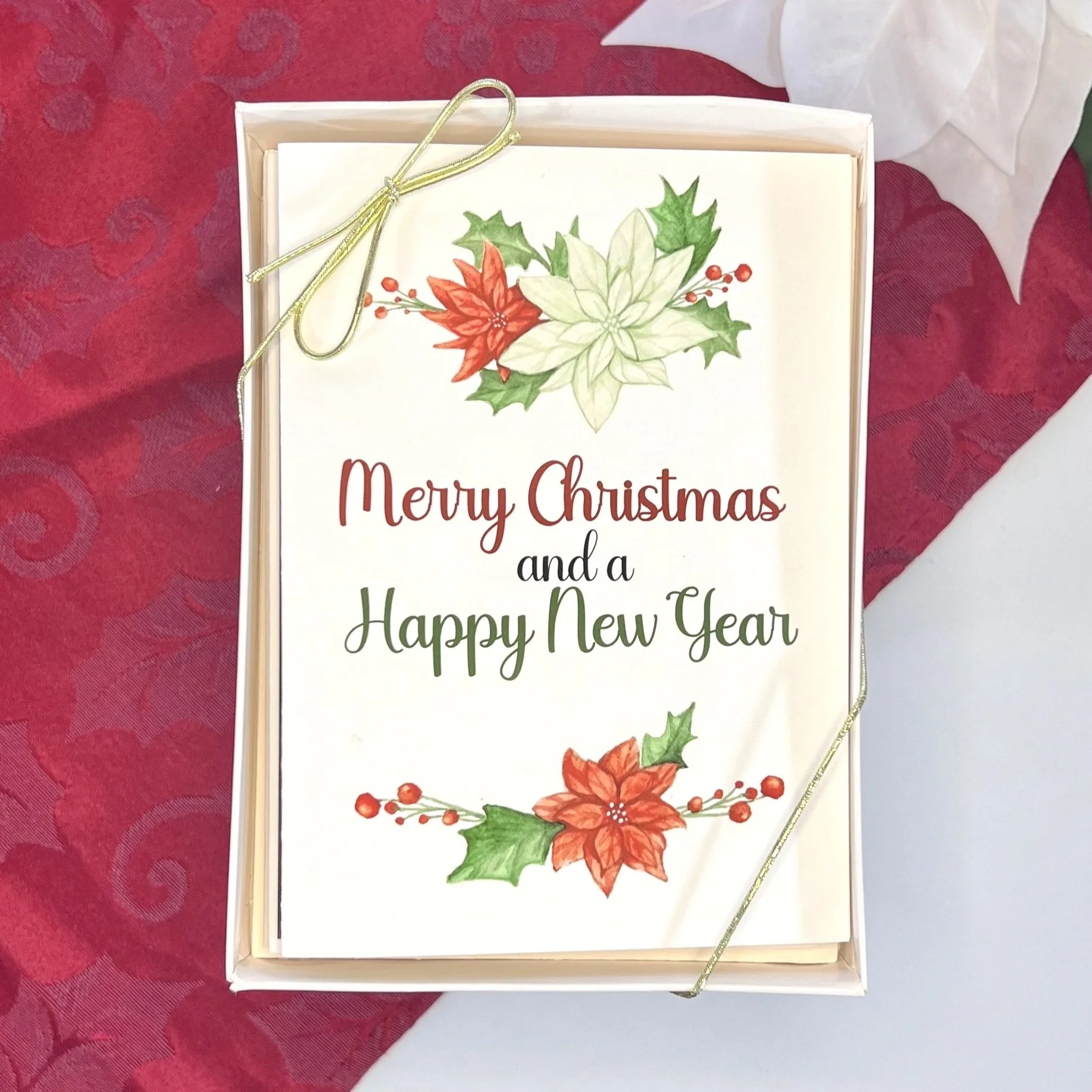 Card Box of Christmas Cards (4 cards)
