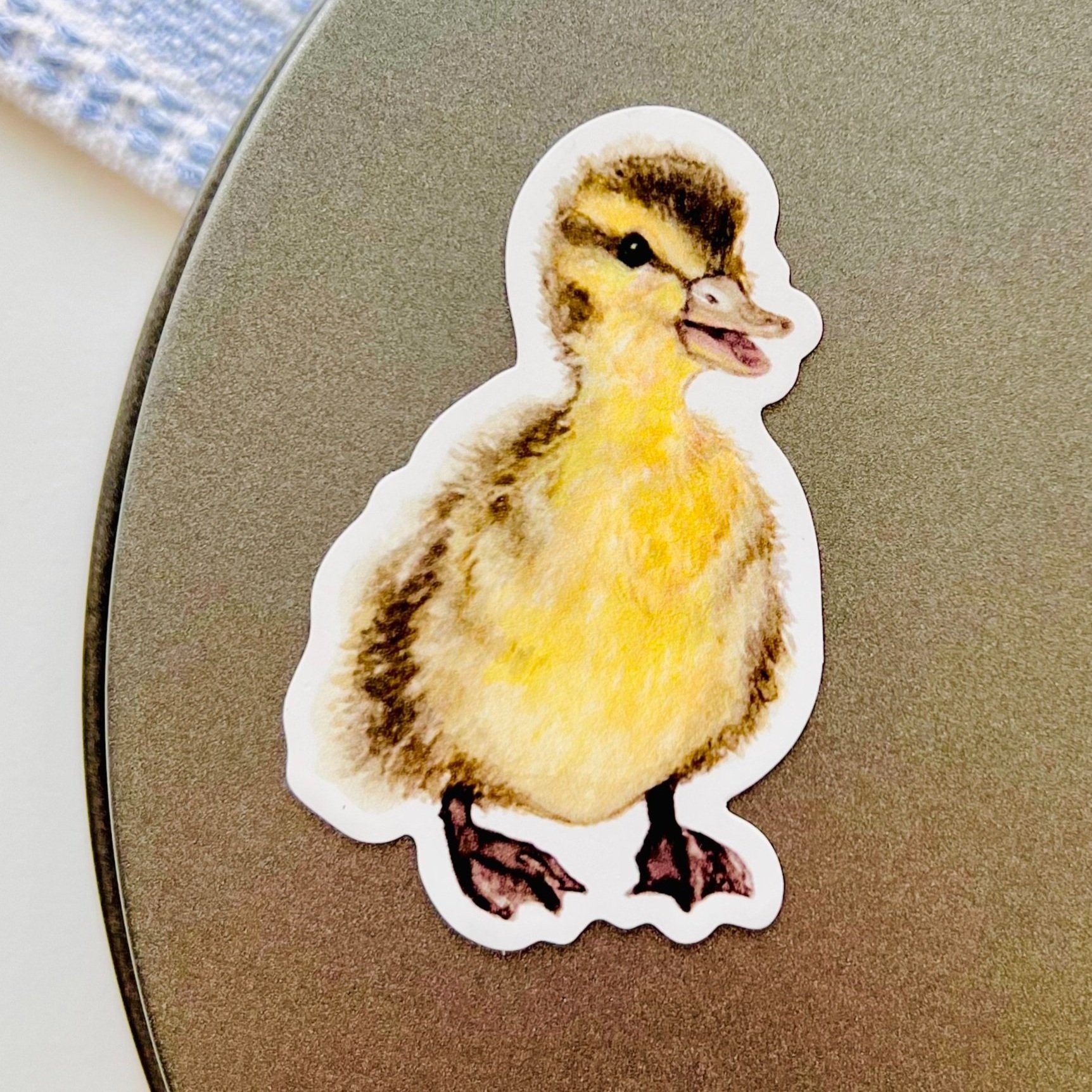 Watercolor Duckling Magnet