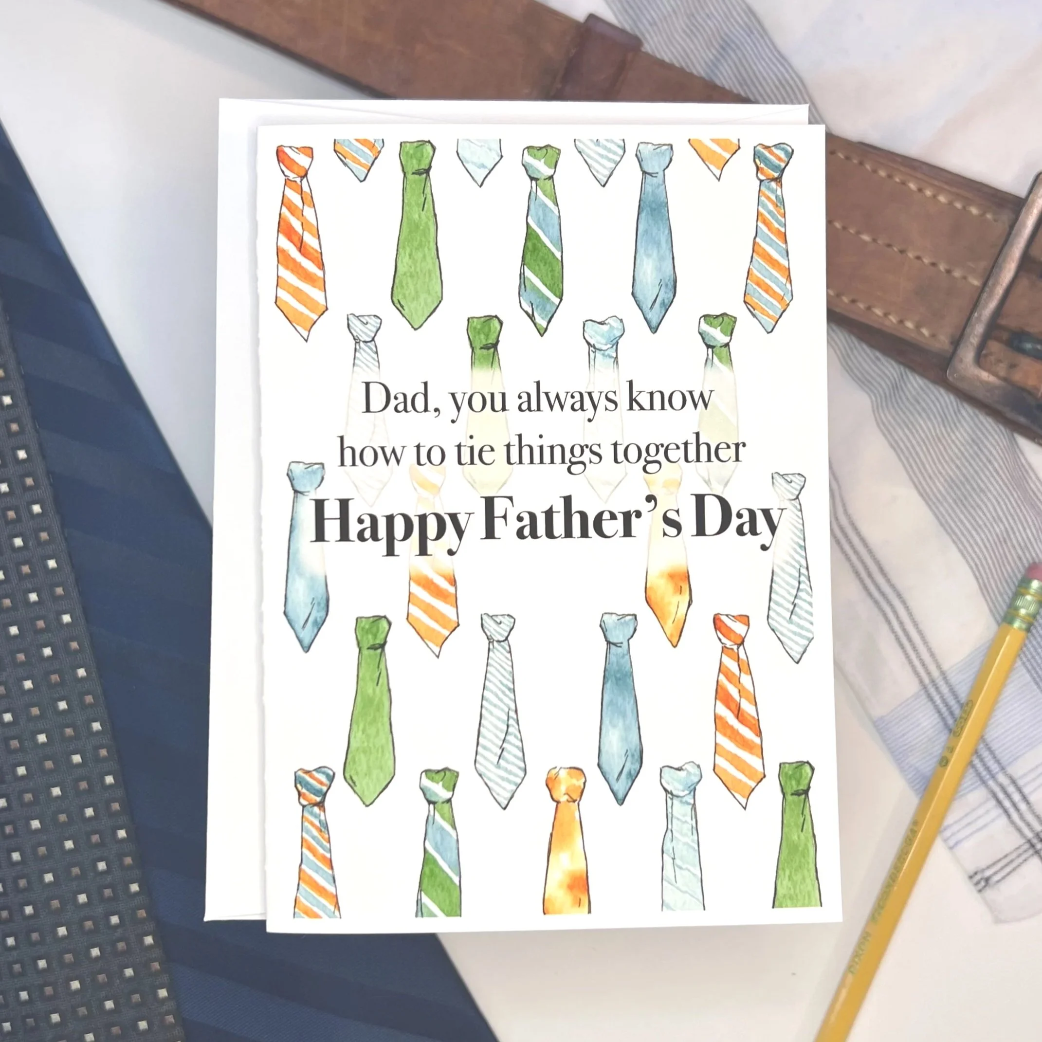 Father's Day Necktie Card