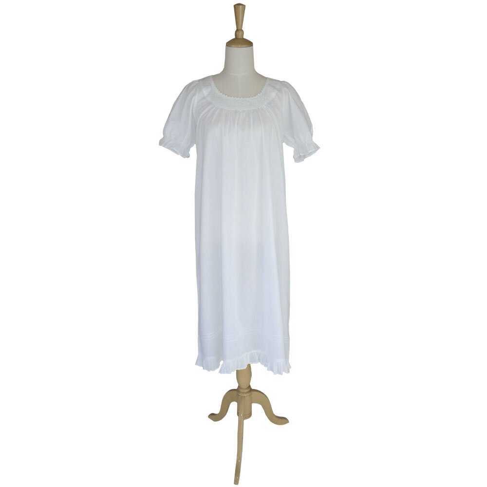 Juliet+Ladies+Short+Puff+Sleeve+Nightdress+With+Round+Yoke+5.jpg