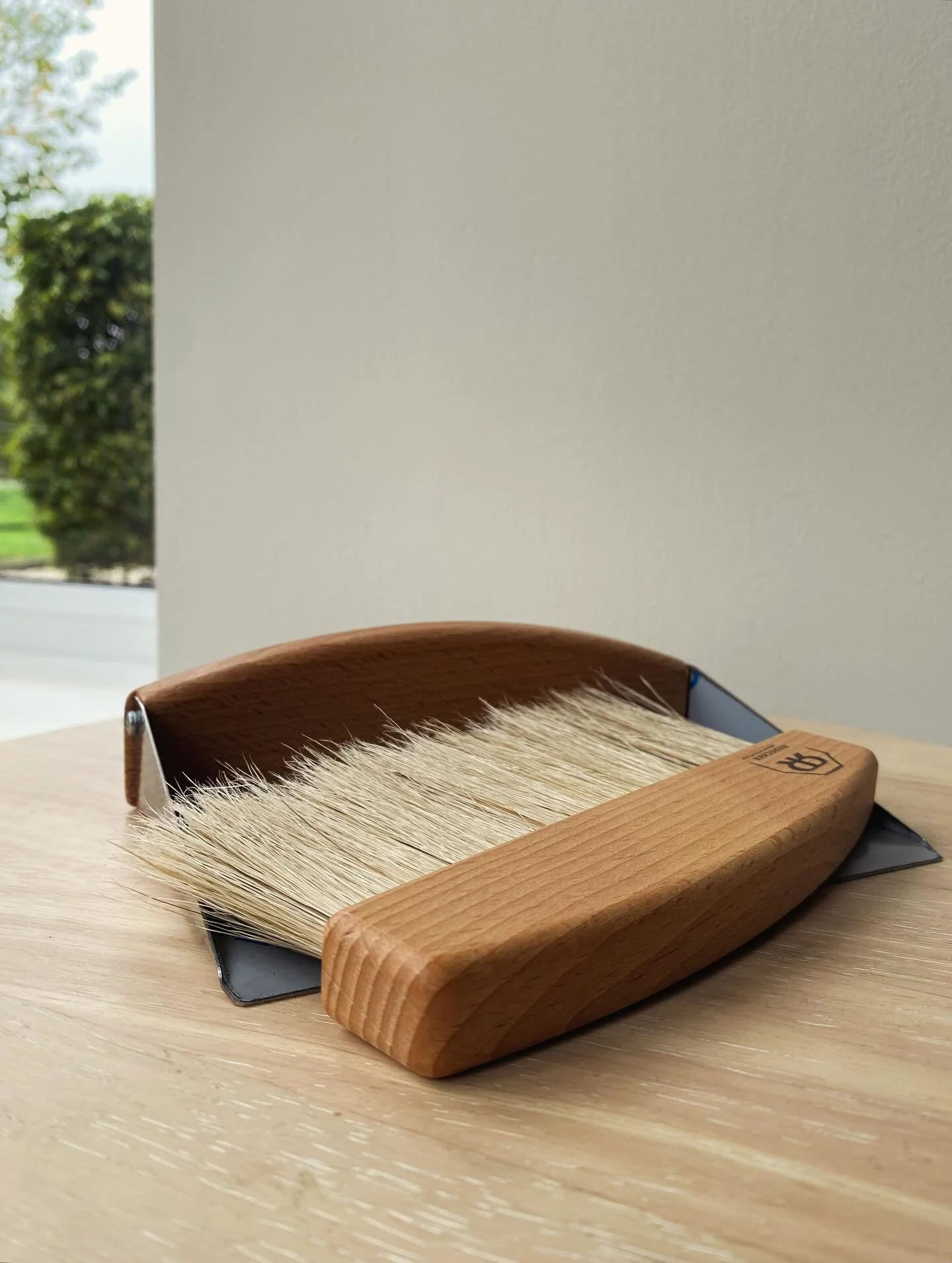 A fantastic table sweeping set that makes cleaning easy (our daily go-to!). Last one available, previously displayed in store, now lowered price. Beautifully made and fully functional, this set brings joy to any space and is a lovely addition to any 
