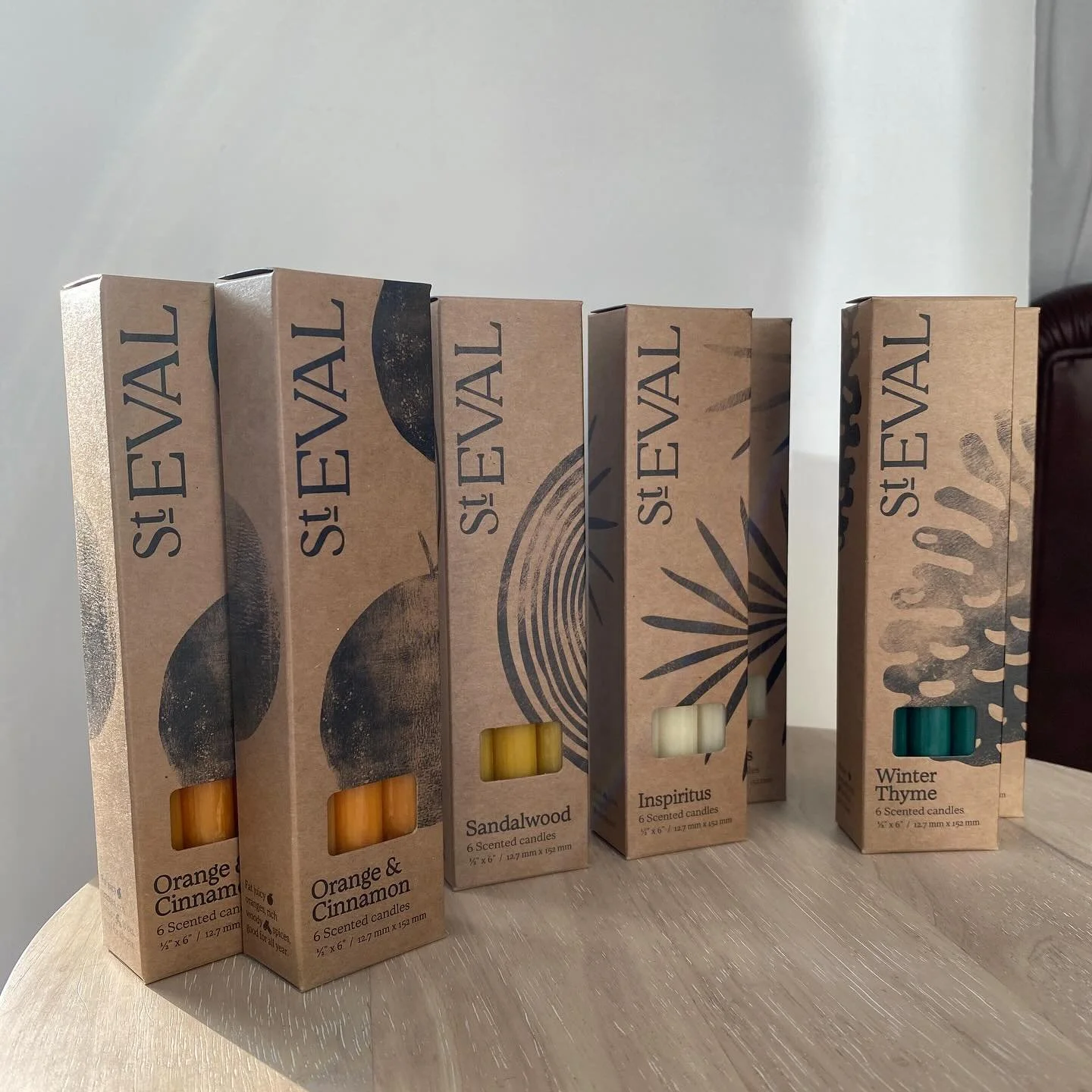 Mini Candle Collection 

Beautifully presented in a gift box of 6 candles adorned in illustrations designed by Cornish artists, reflecting the sensory experience of each scent. 

Pairs perfectly with &frac12;&rdquo; candle holders (last image).

#ora