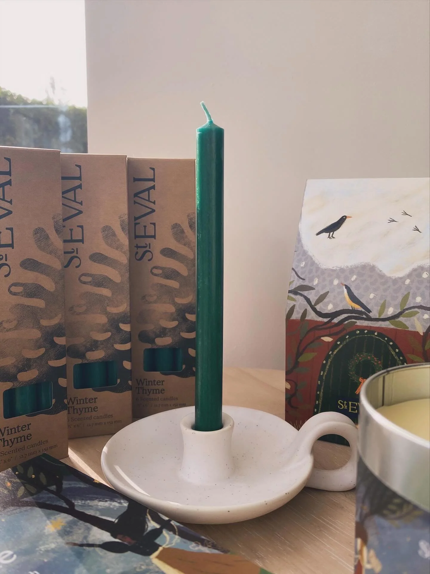 Step into a world of festive wonder with our Winter Thyme Scented Candle Collection. Whether you&rsquo;re drawn to the opulence of a gold-dipped multiwick candle or the understated charm of our mini candles, each piece is crafted to bring warmth and 