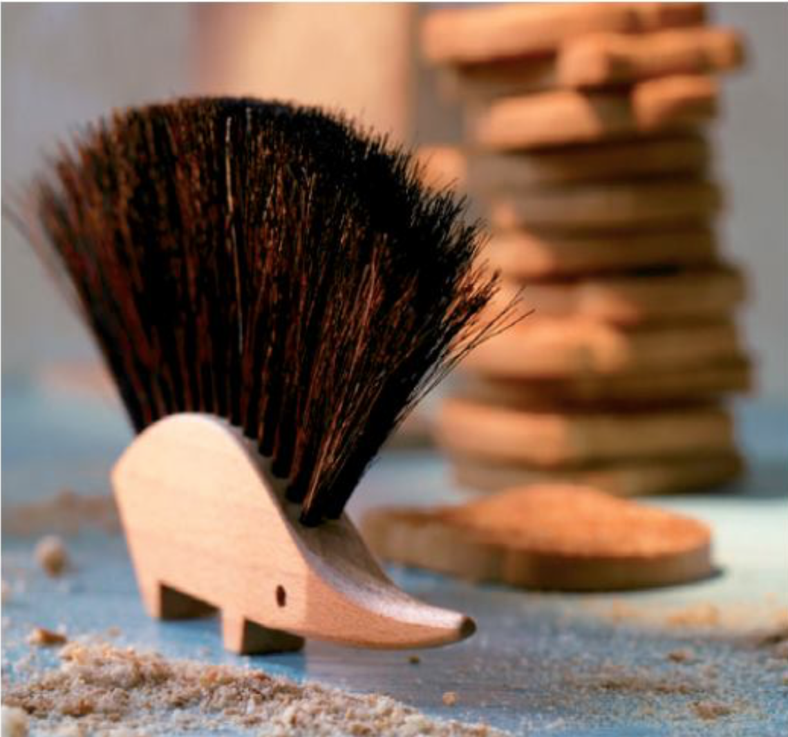 Hedgehog Table Brush