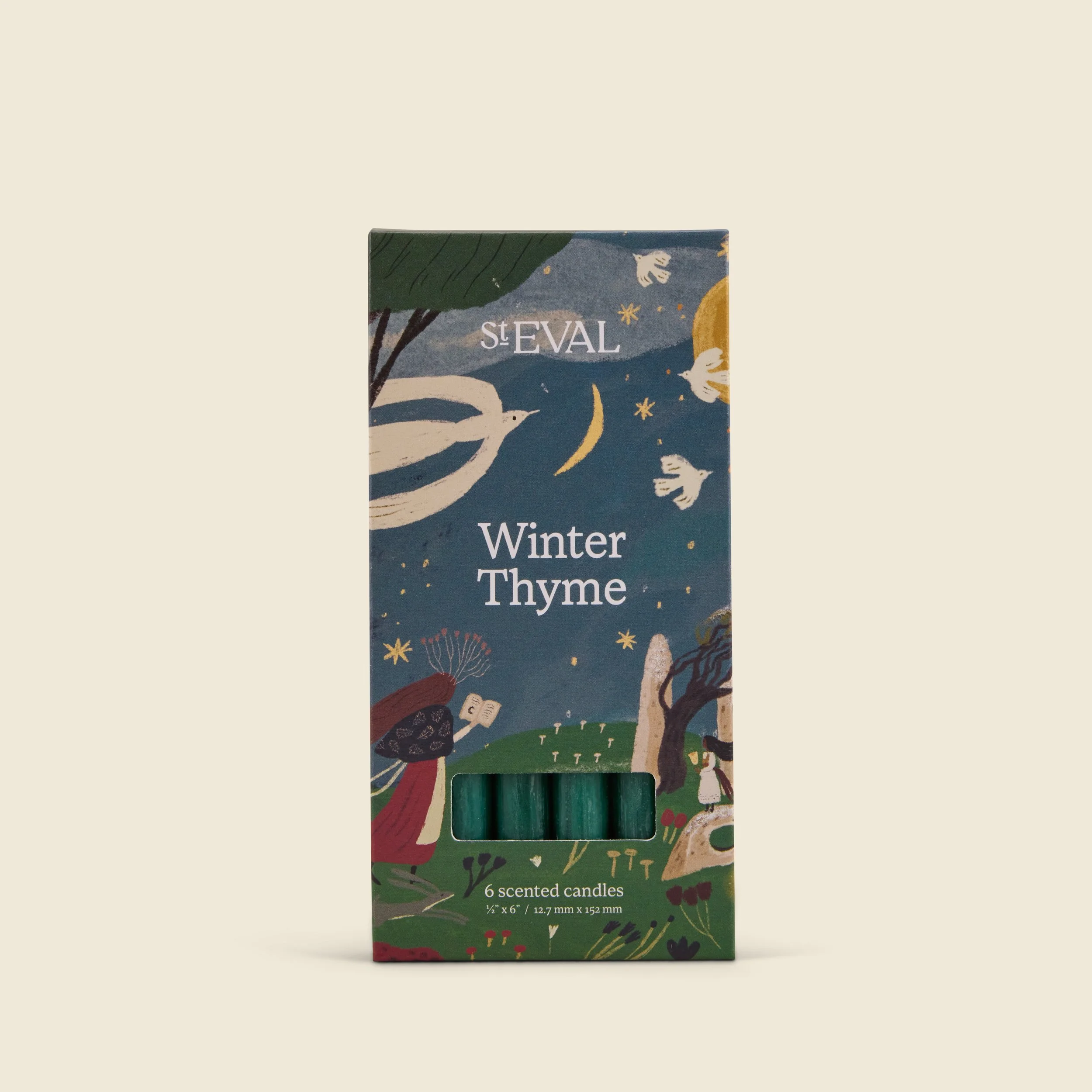 Winter Thyme Mini Festive Candles
