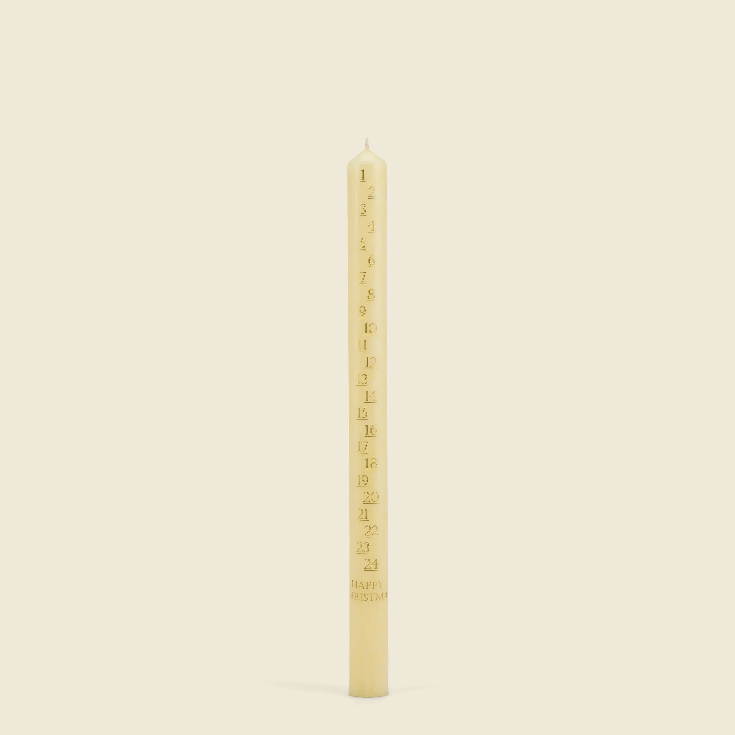 St Eval Ivory Advent Candle
