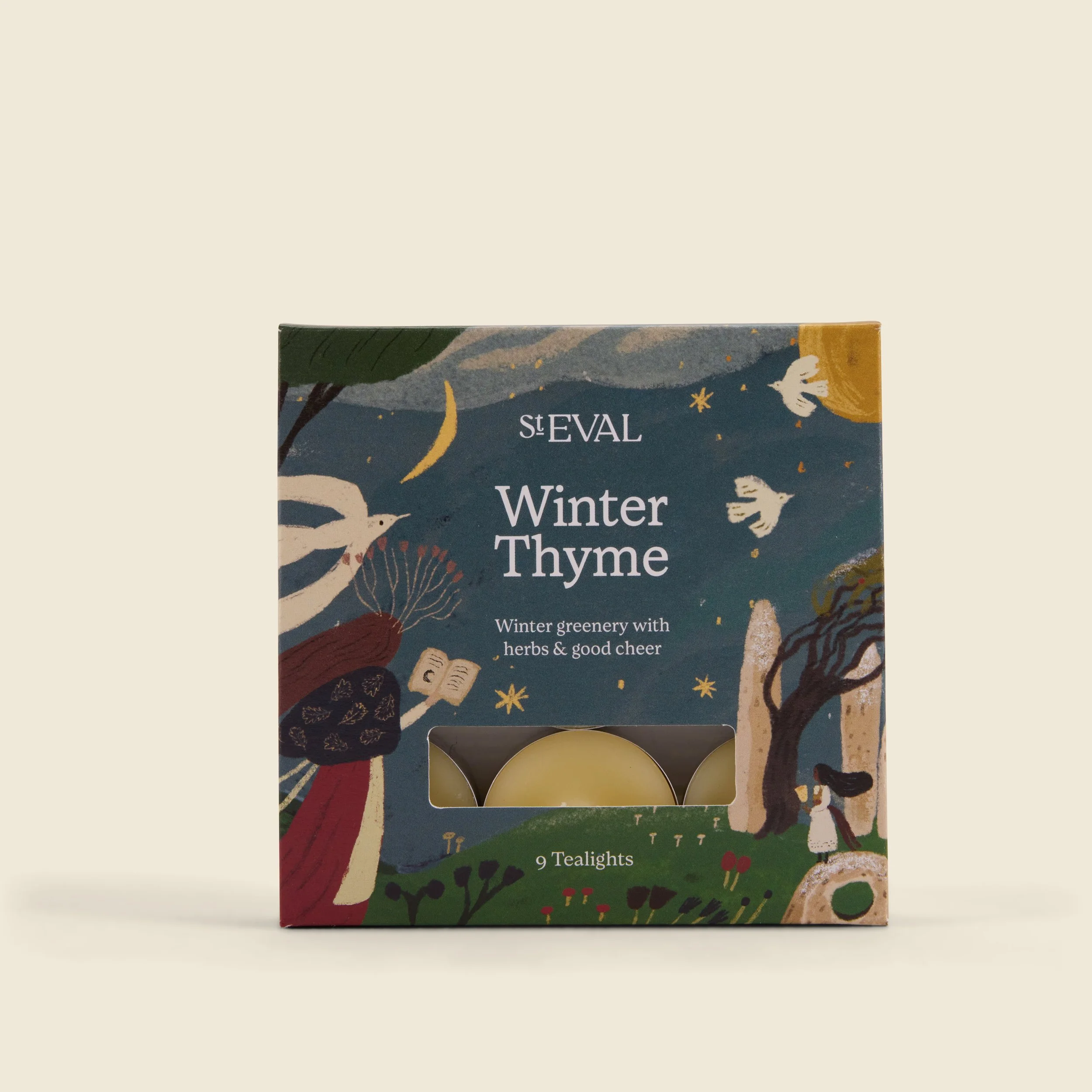 Winter Thyme Scented Christmas Tealights