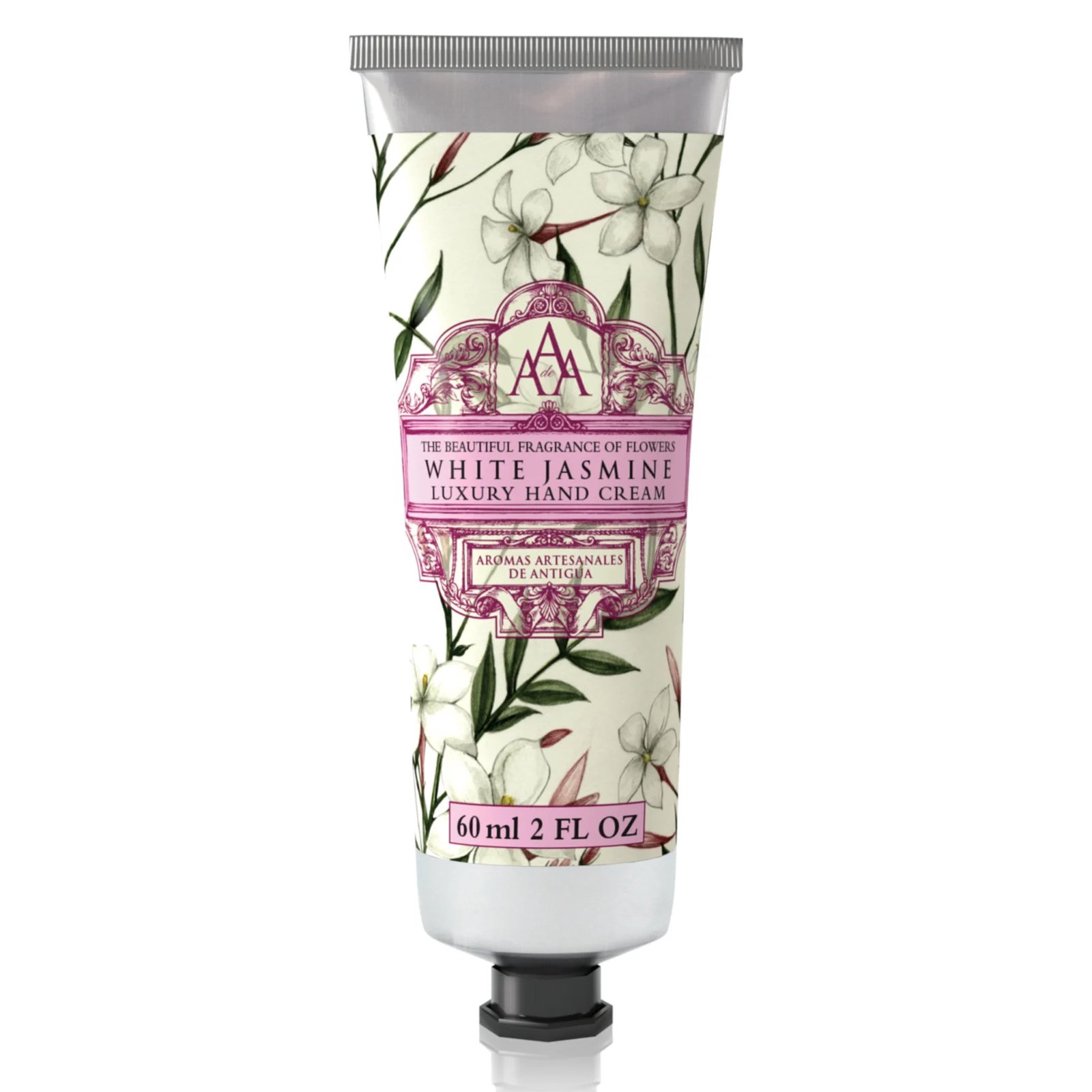 White Jasmine Aromas Artesanales De Antigua AAA Floral Hand Cream