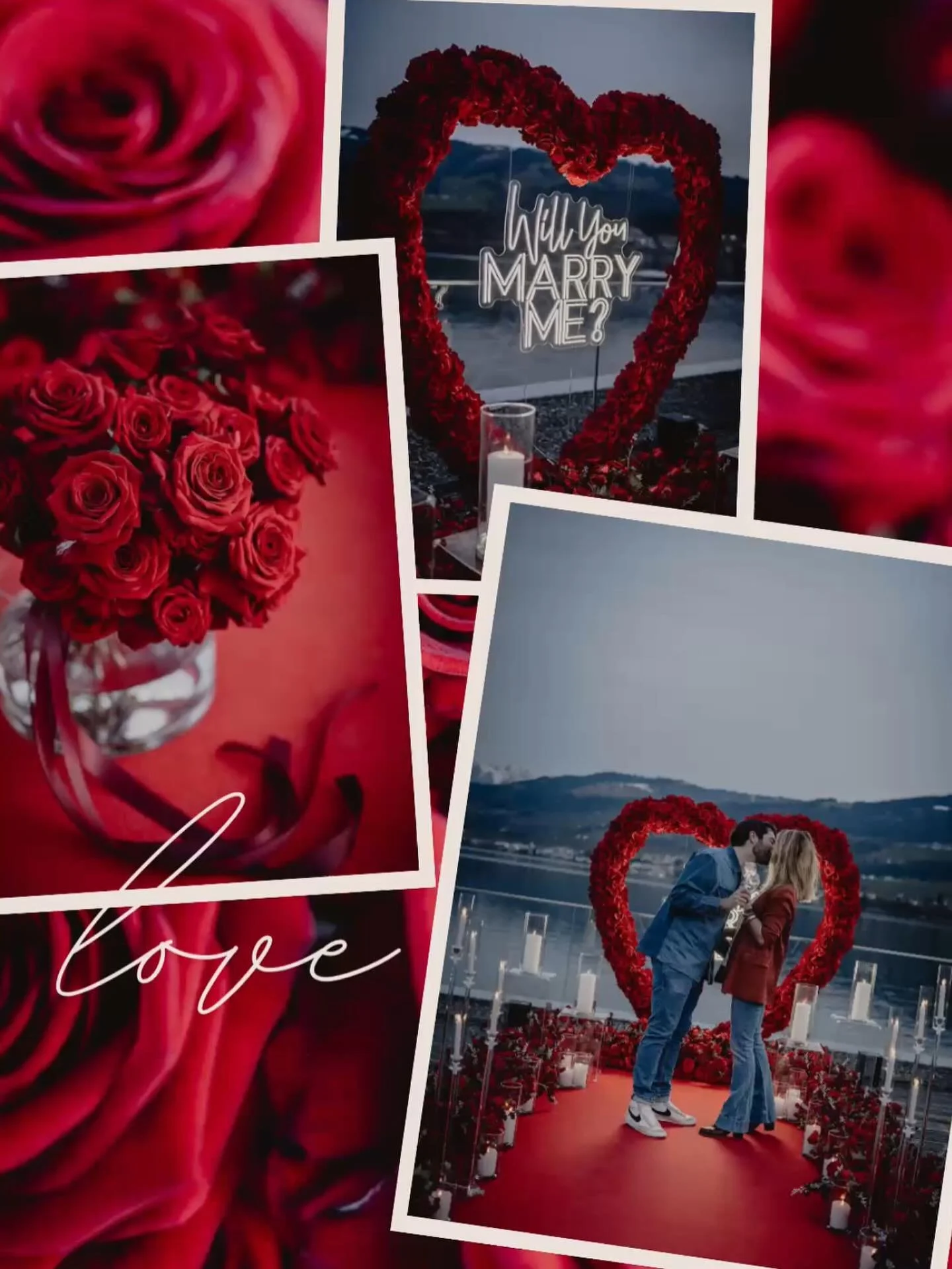 💍🇨🇭
Wir haben uns auf Heiratsantr&auml;ge spezialisiert, damit dieser Moment f&uuml;r euch immer in Erinnerung bleibt. 

Du hast den perfekten Heiratsantrag schon im Kopf und dir fehlt nur noch die passende Dekoration?

Wir haben eine grosse Auswa