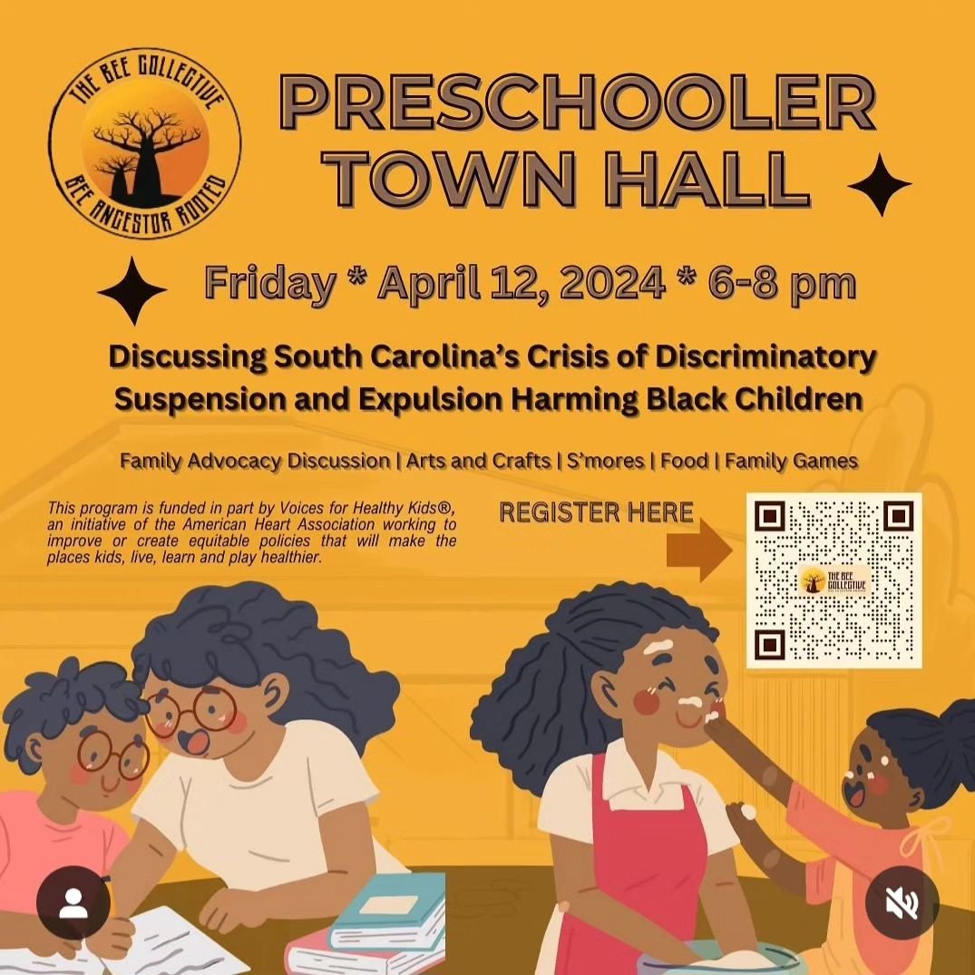 #repost from @beecollectivesc 

THIS FRIDAY, APRIL 12, 6-8pm at @freshfuturefarm ! JOIN US! Space is limited and reservations are filling fast. The event is FREE of charge and a wonderful opportunity to commune in solidarity. Our preschoolers need us