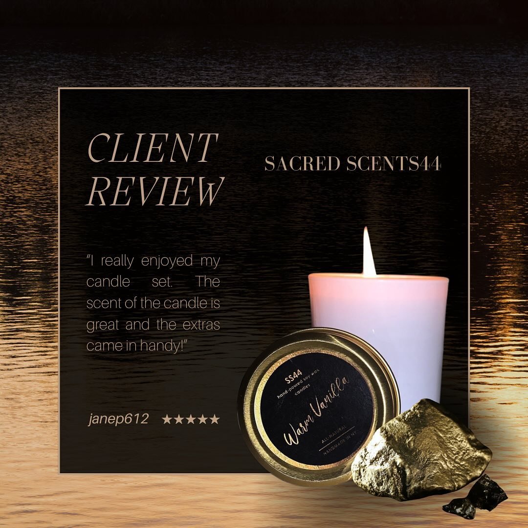 We love hearing your feedback! 🥰

Our candle sets are a hit - with scents that captivate and extras that come in handy, they&rsquo;re a must-have for any space. Get yours today and experience the magic!

 #SacredScents44 #SS44 #naturalfragrance #nyc