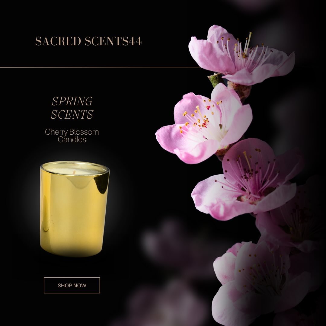 Spring is in the air! Bring the lightness and flourish of the season into your home with our Cherry Blossom Candles. Let the delicate scent of spring fill your space and uplift your spirits. Shop through the link in our bio now and embrace the season