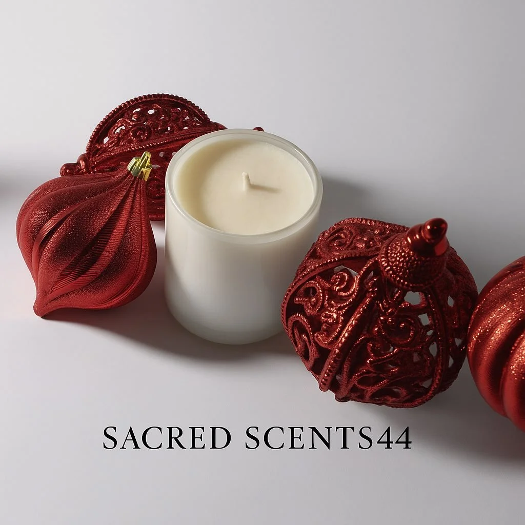 A moment of warmth wrapped in holiday magic ✨
Hand-poured soy wax candle in a timeless glass vessel, styled with festive accents for the season of giving.

Perfect for cozy nights, meaningful gifts, and sacred spaces.

🕯️ Limited holiday availabilit