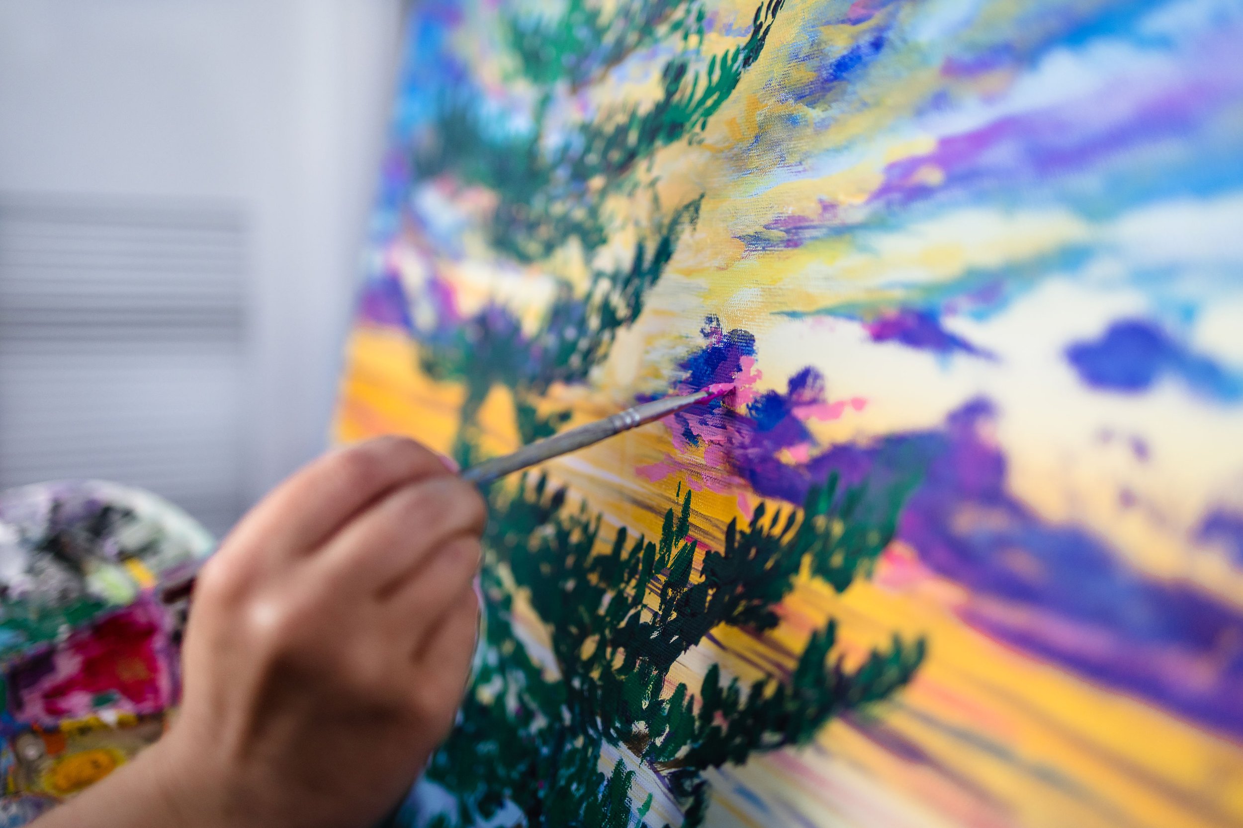 Hand-Finish Your Print! Elevate your print to a whole new level of vibrancy and authenticity!