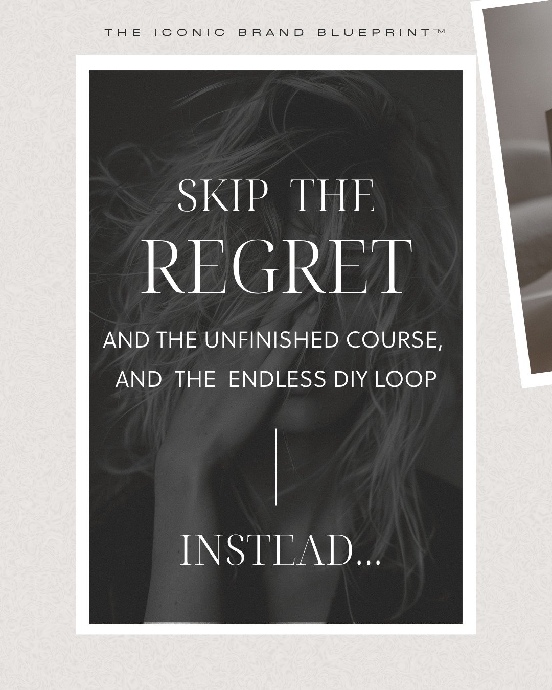 Do you really want to...

➤ Spend $2k-$10k+ on another high-ticket program that overpromises and underdelivers?
➤ Enroll in yet another course between $997-$2k+ that collects digital dust?
➤ DIY your brand again&hellip; with no clear direction or pla