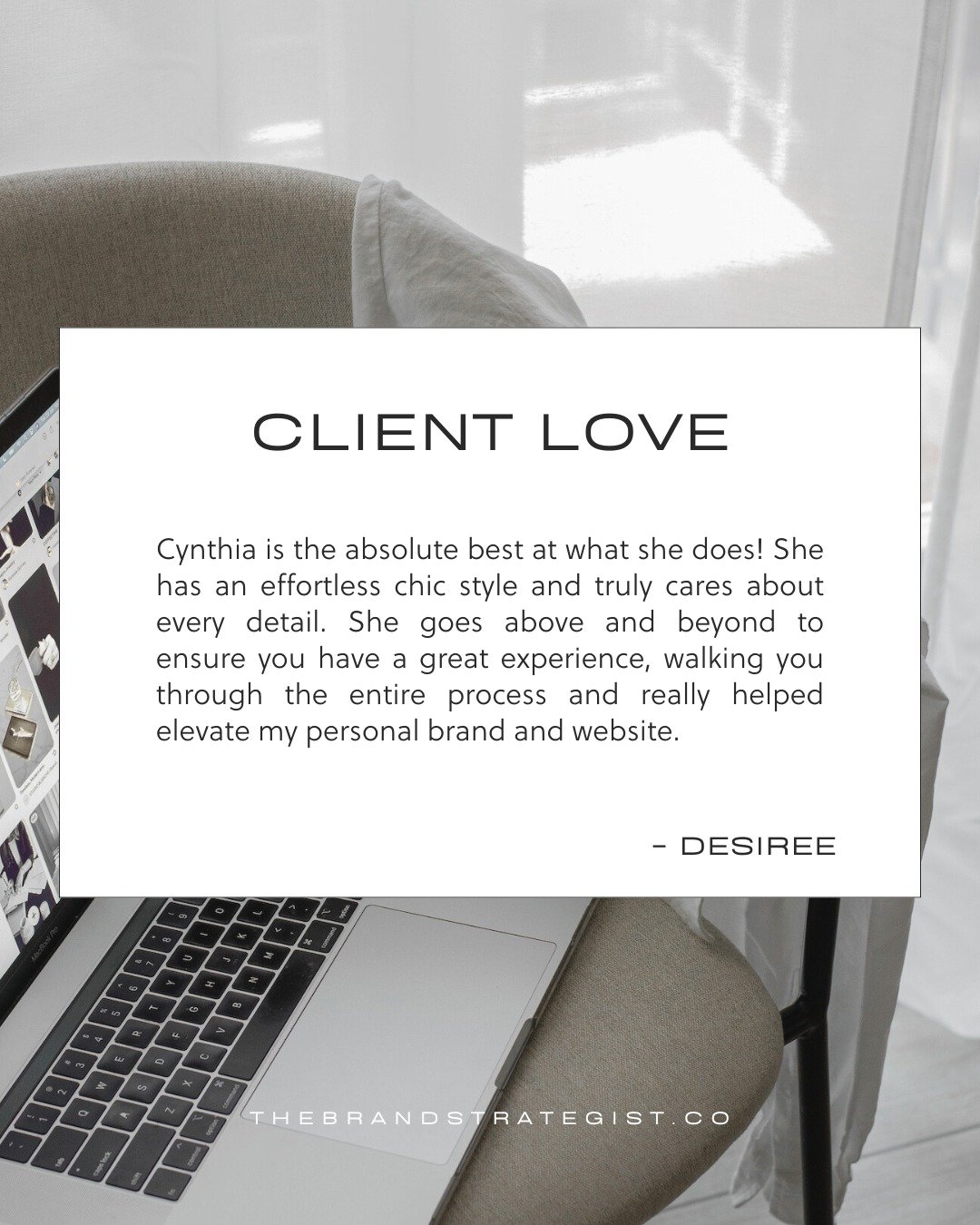 It&rsquo;s more than design&mdash;it&rsquo;s the experience.✨

Our clients come to us for clarity, confidence, and a brand presence that actually works.

From thoughtful strategy to polished execution, we guide you through every step. If you're ready