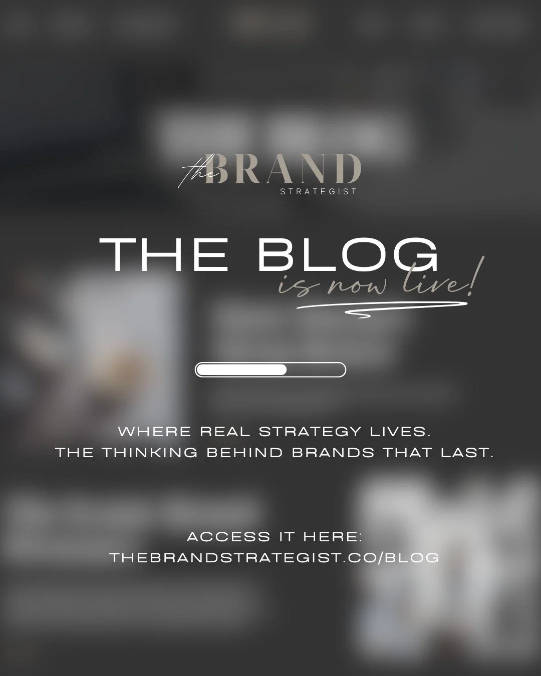 The Brand Strategist&trade; Blog is now live. We&rsquo;re excited to finally share it! ✨

Access it at www.thebrandstrategist.co/blog

Save it and share it with someone building with vision.

&rarr; We're currently accepting clients, visit us online 