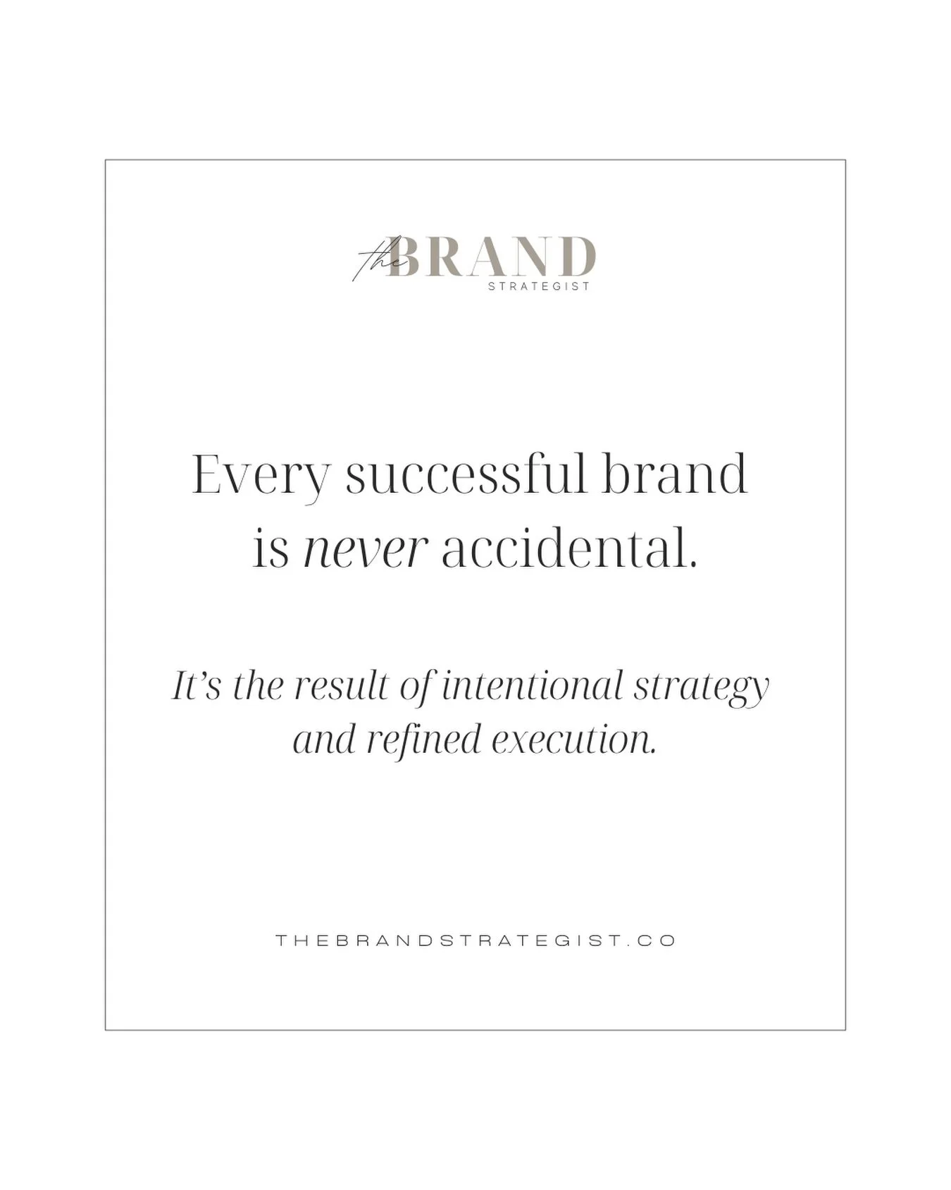 Ready to build a brand that&rsquo;s intentional, strategic and designed to grow? Let&rsquo;s connect. 

Or tag a brand, business, podcaster, or nonprofit ready to level up in 2026. We&rsquo;re currently accepting new clients.✨

www.thebrandstrategist