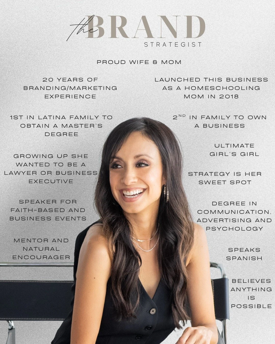 "I didn't know I would be The Brand Strategist&trade; one day. 🤩 It is hands down my dream job.

Whether I'm helping founders, thought leaders, and service-based business owners build their brand foundation through The Iconic Brand Blueprint&re