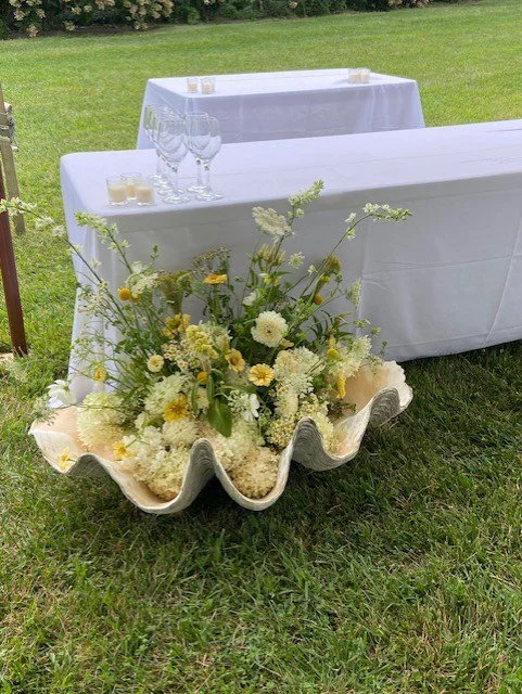 Shell arrangement for raw bar at cocktail hour.jpg