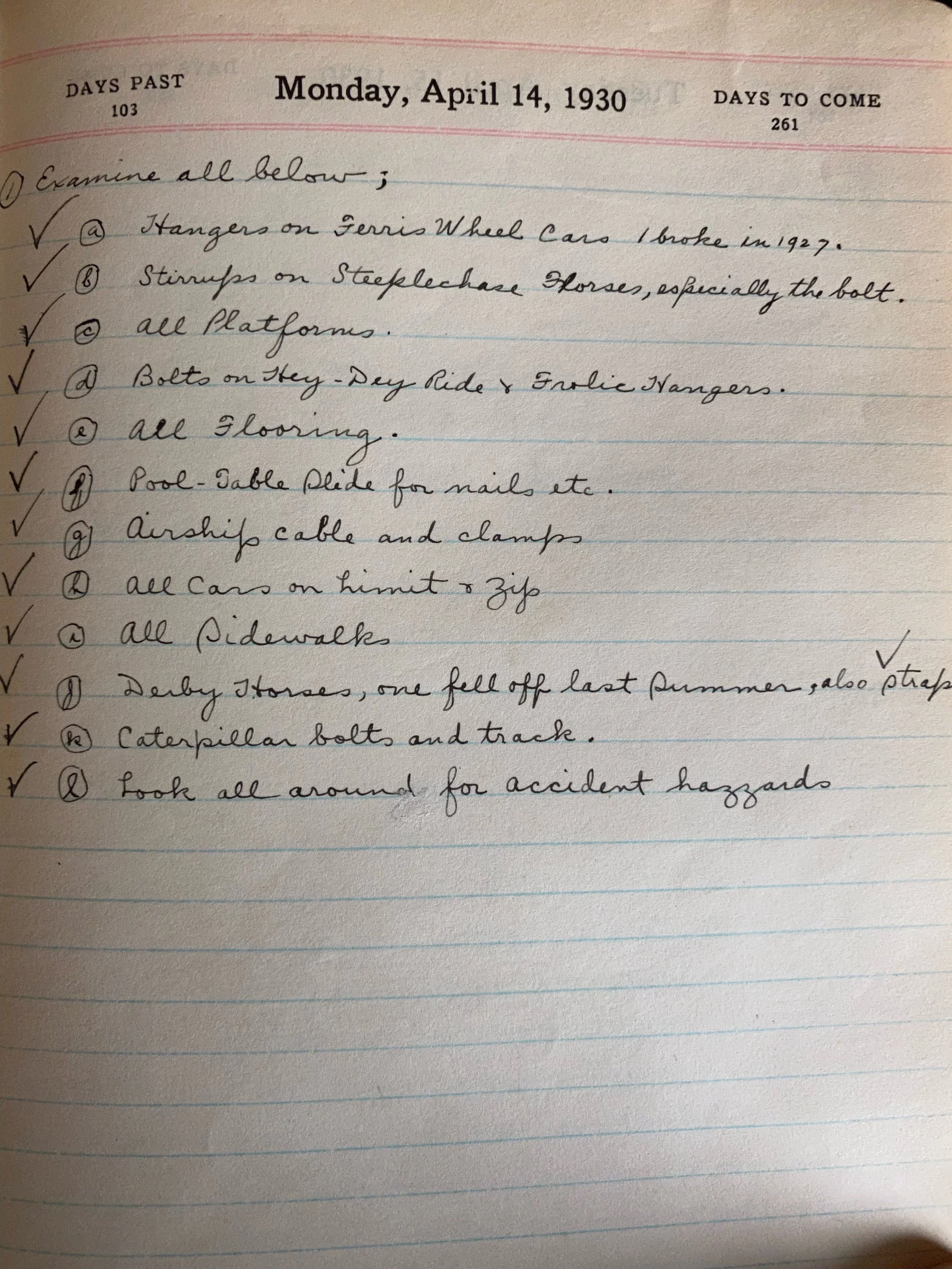 The Diaries of James Onorato — Coney Island Museum