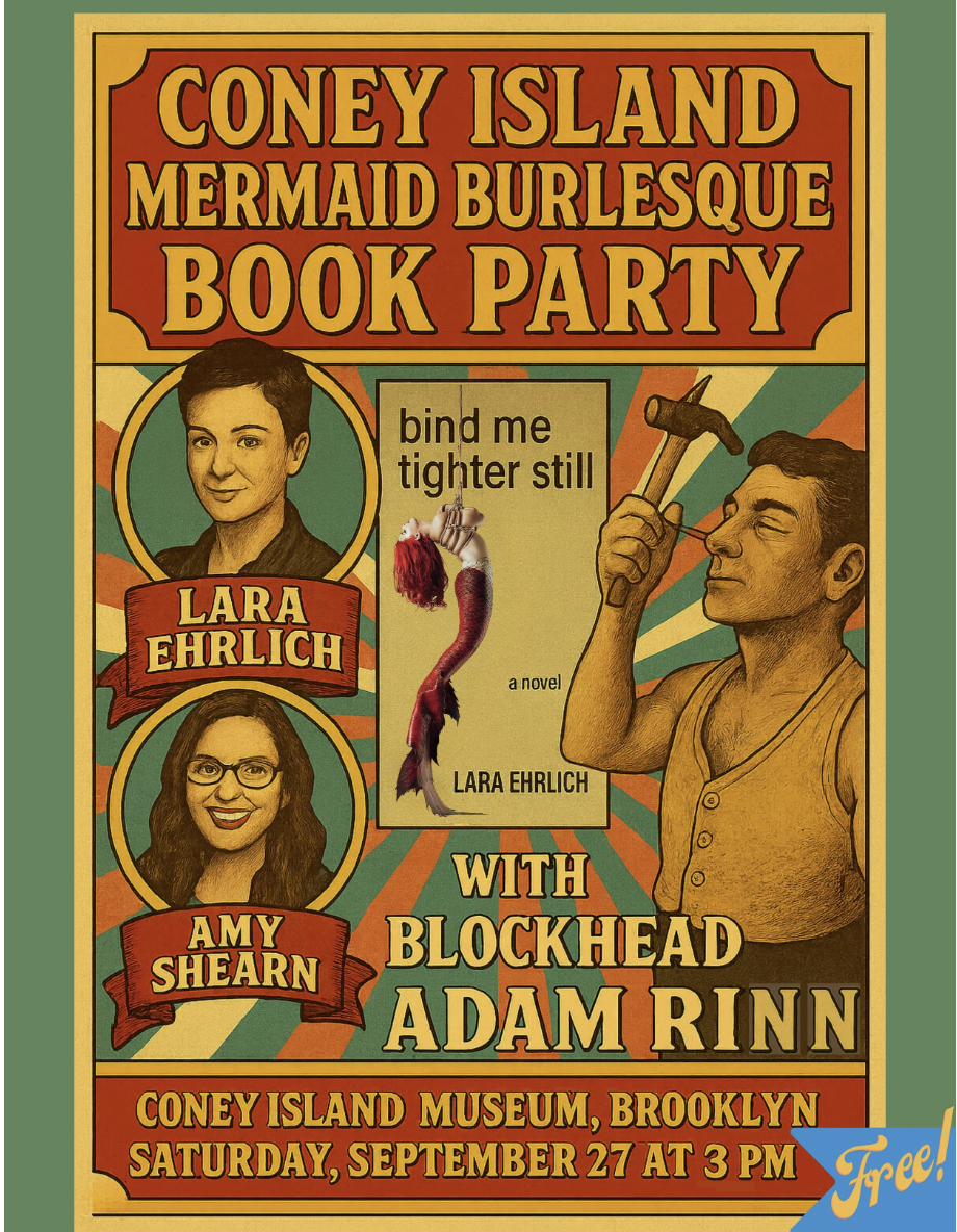 Coney Island Mermaid Burlesque Book Party