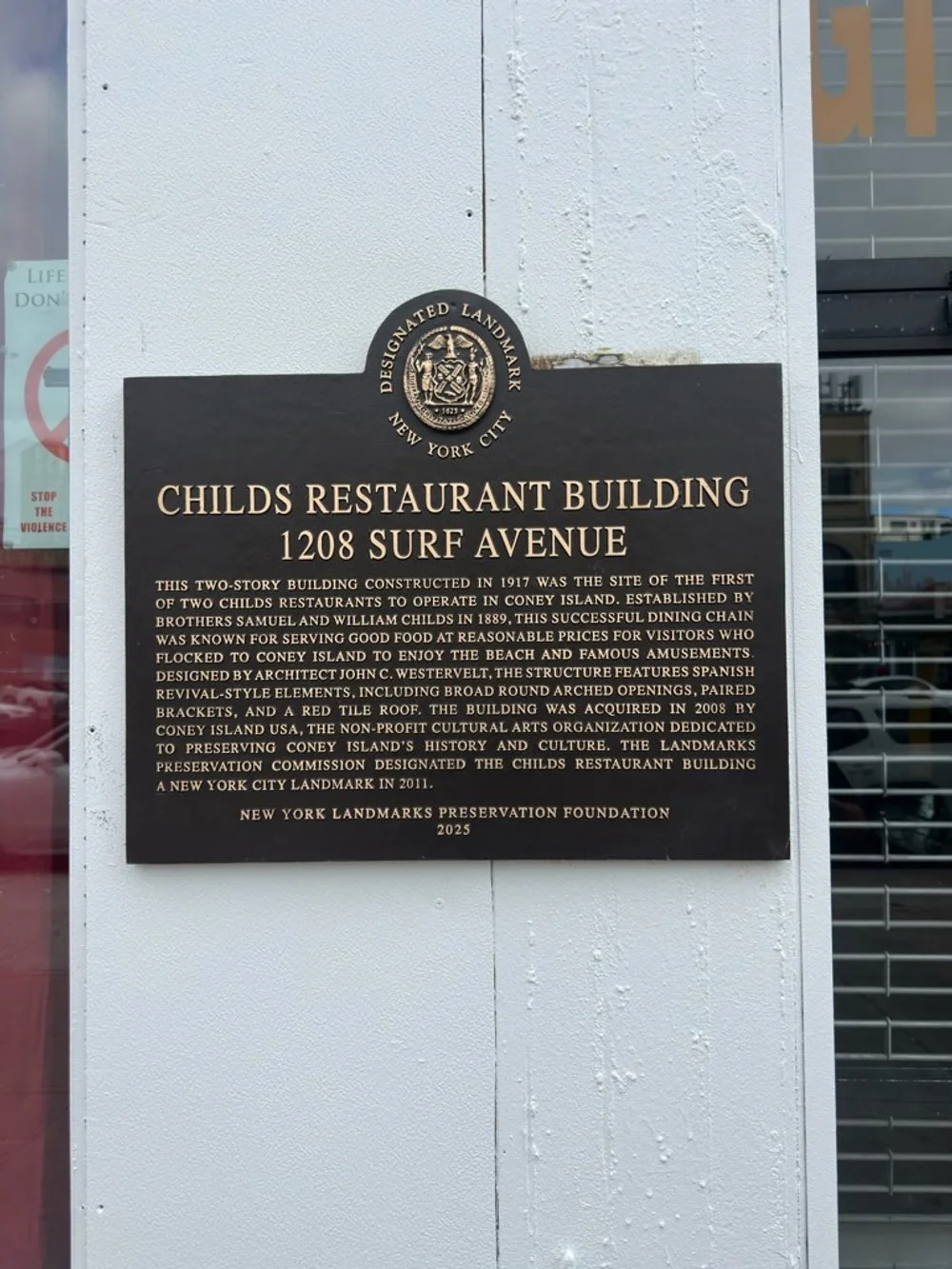 1208 Surf Avenue Landmark Plaque Celebration