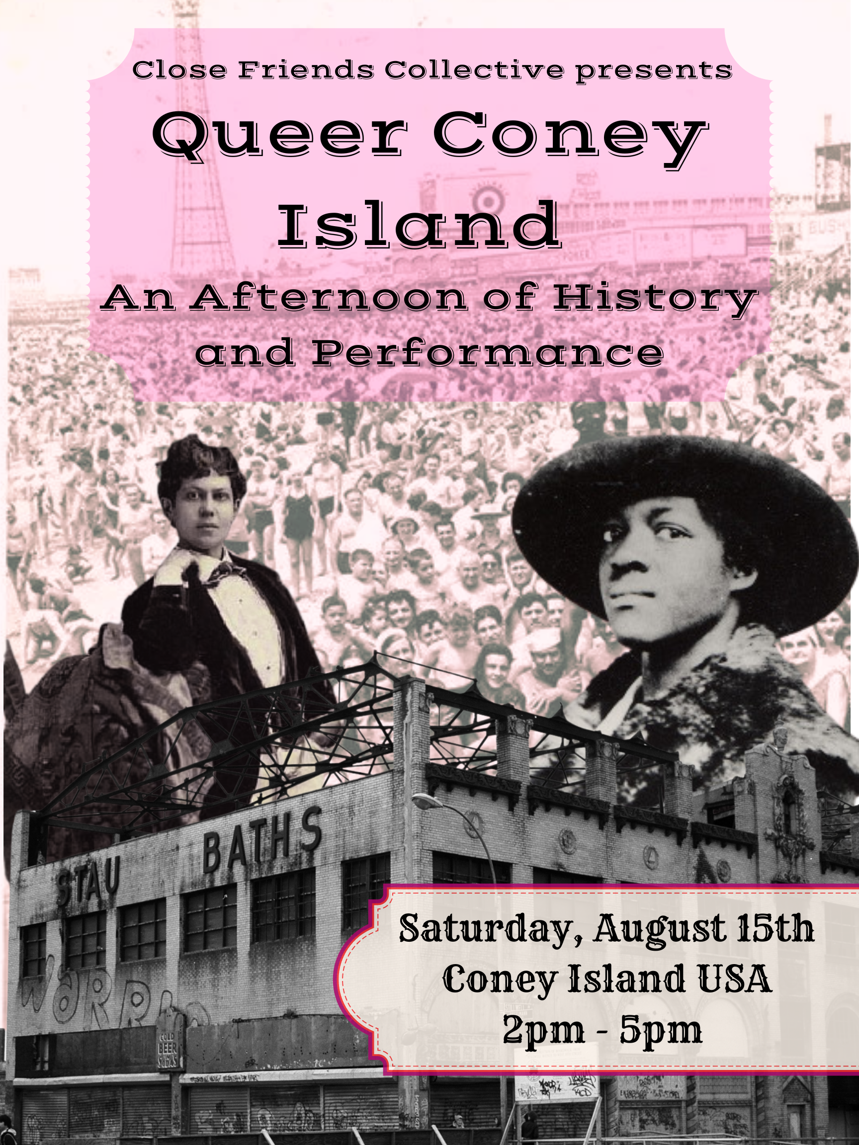 Close Friends Collective presents “Queer Coney Island: An Afternoon of History and Performance”