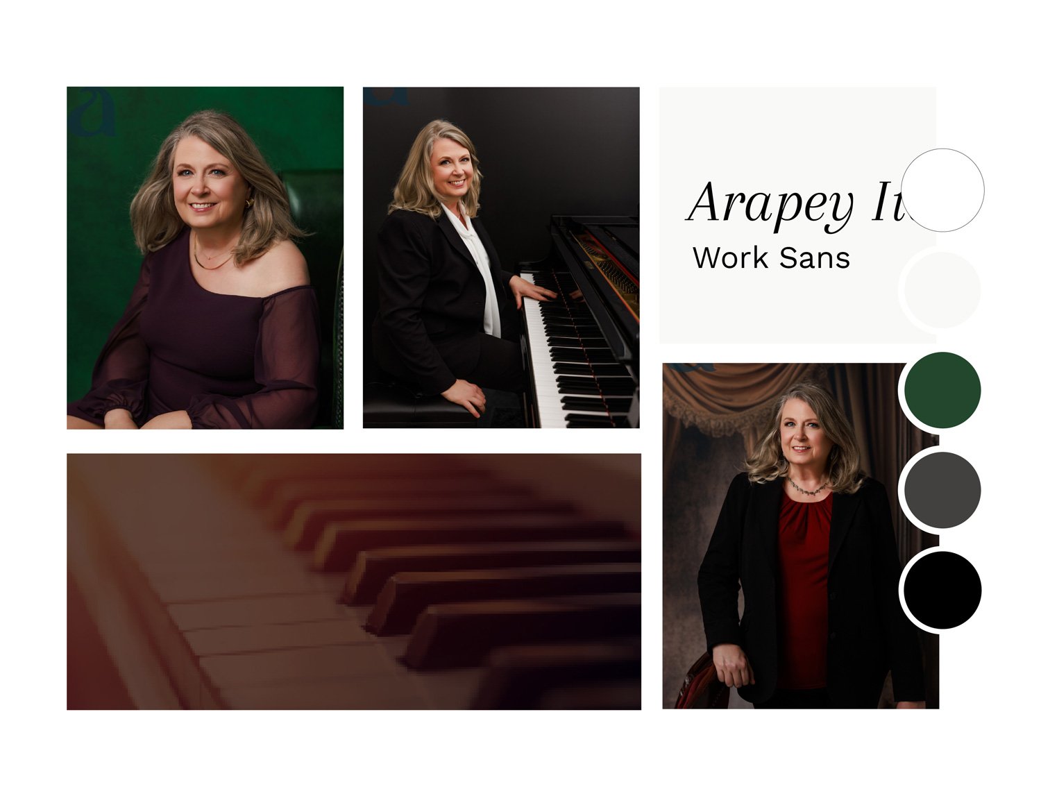 Website moodboard for Laura Kutscher