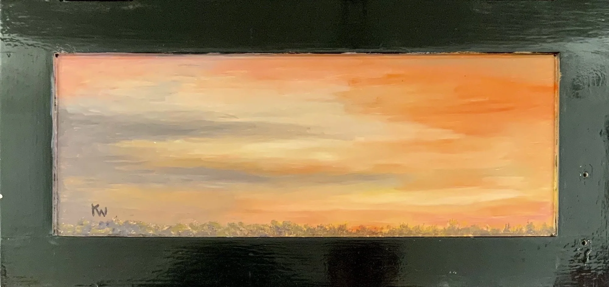 Cloud Meditation 64
Oil/Wood Cabinet Door
12” x 25”