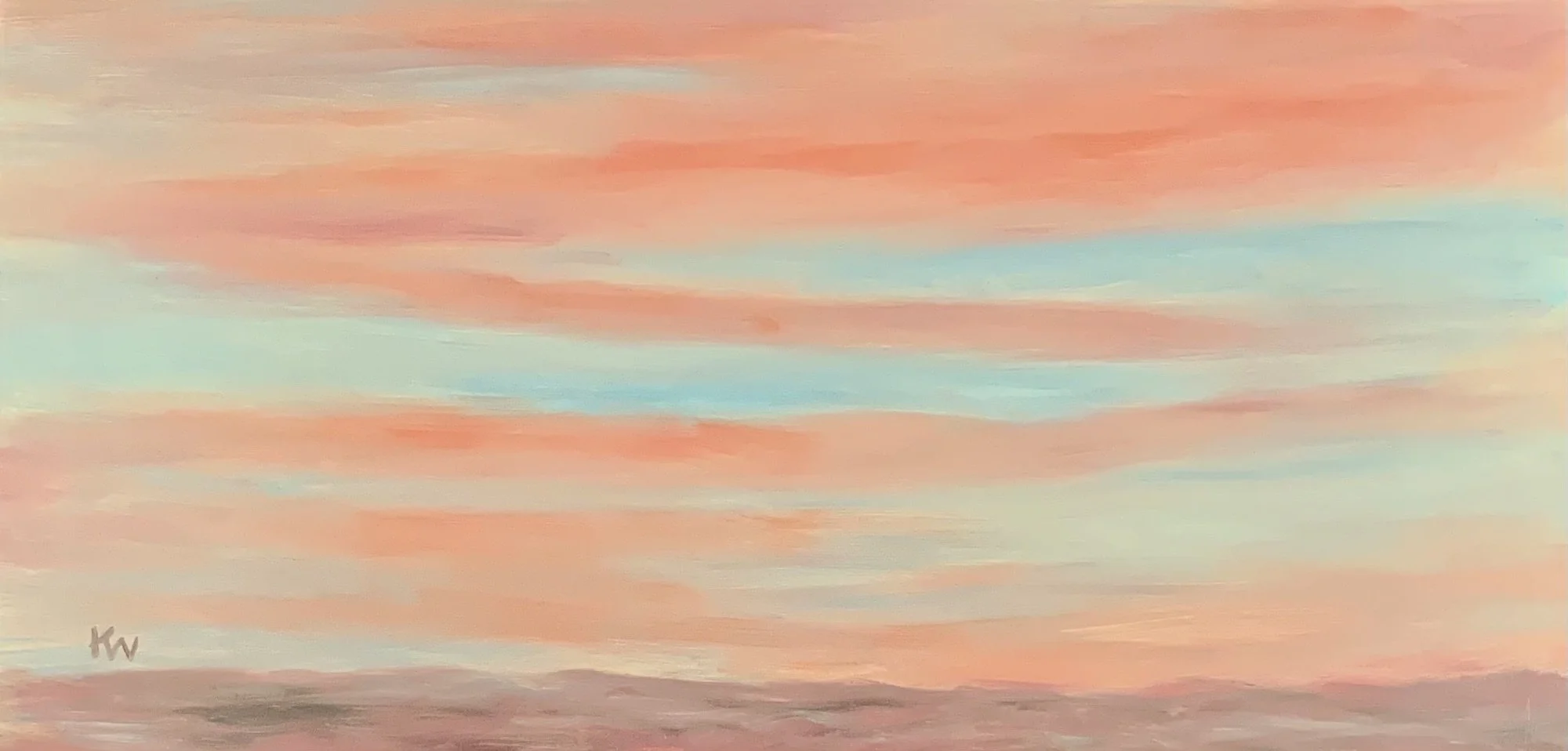 Cloud Meditation 71
Oil/Wood
12” x 24”