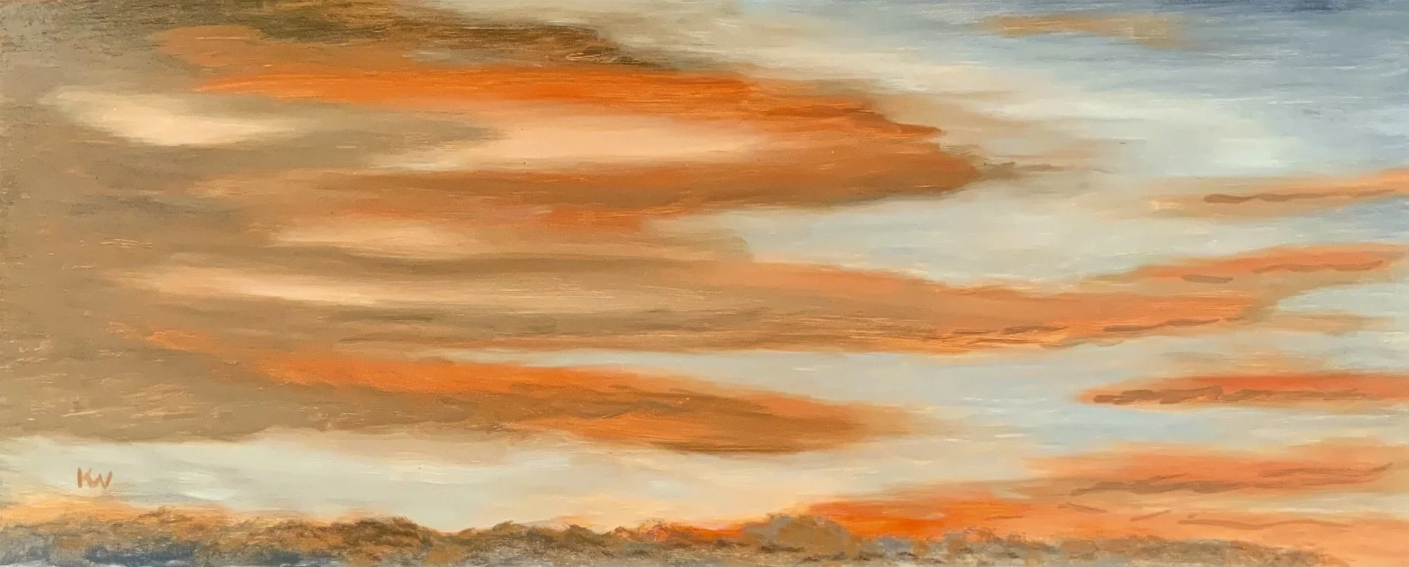 Cloud Meditation 60
Oil/Wood
11” x 28”