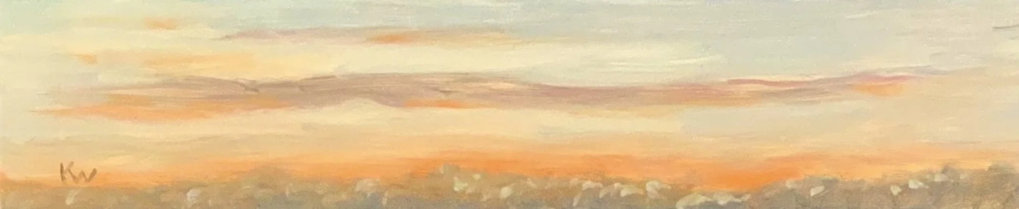 Cloud Meditation 61
Oil/Wood
3.5” x 16”