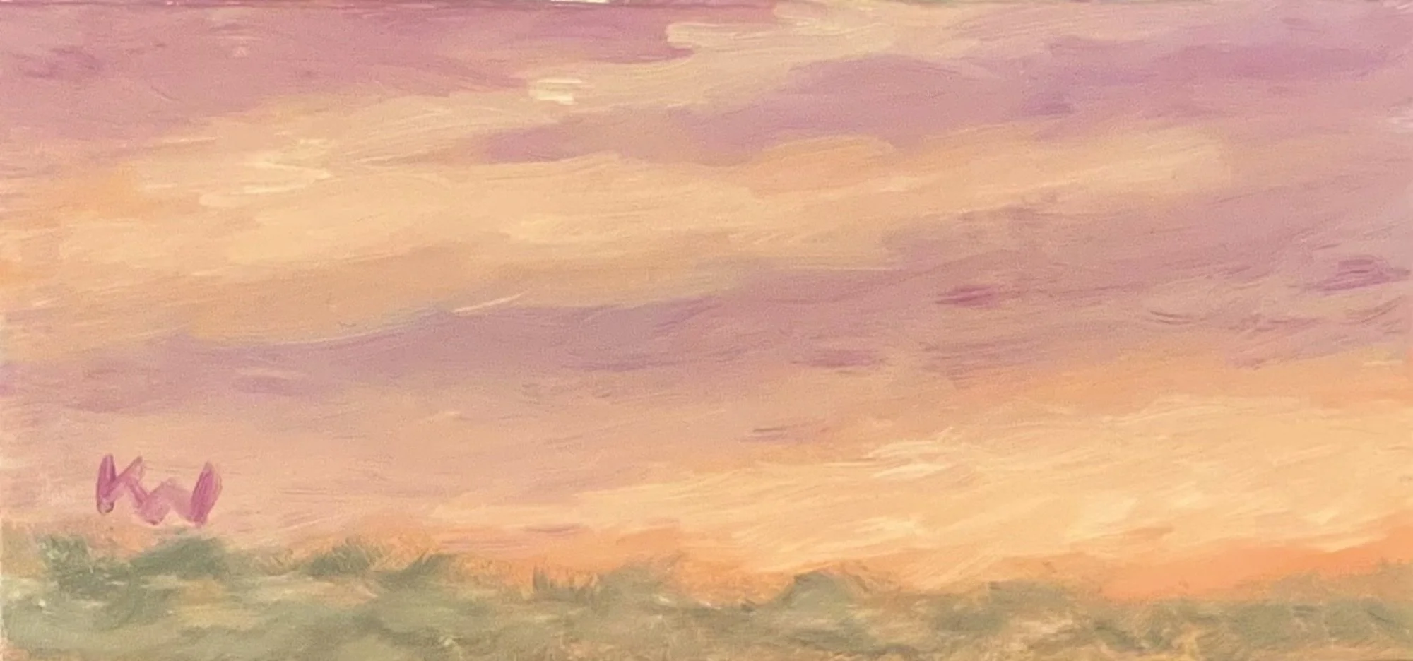 Meditation 75
Oil/Wood
3.5” x 7” 