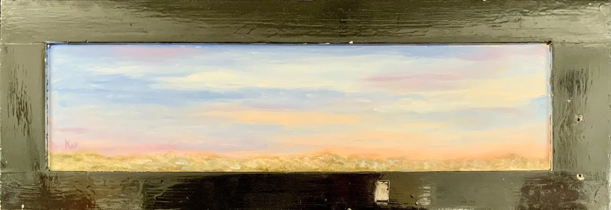 Cloud Meditation 68
Oil/Wood Cabinet Door
11” x 31”
