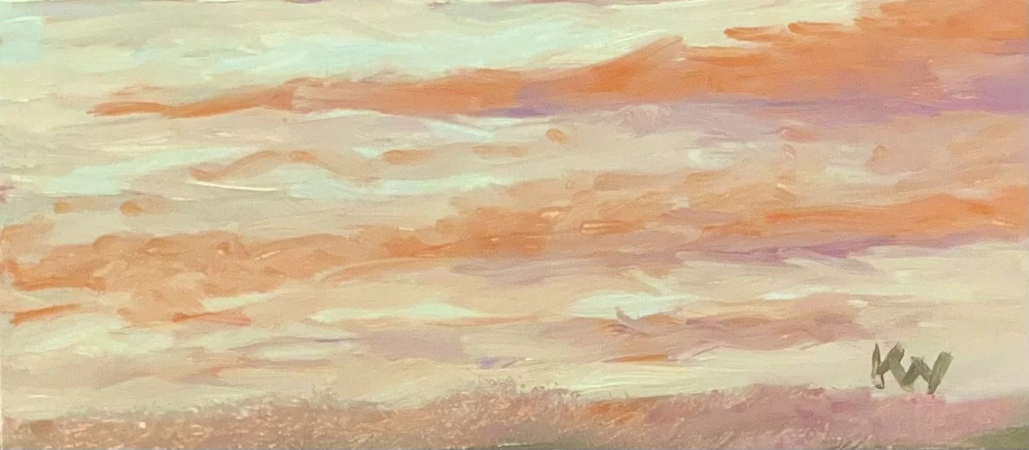 Meditation 74
Oil/Wood
3.5” x 7.5” 