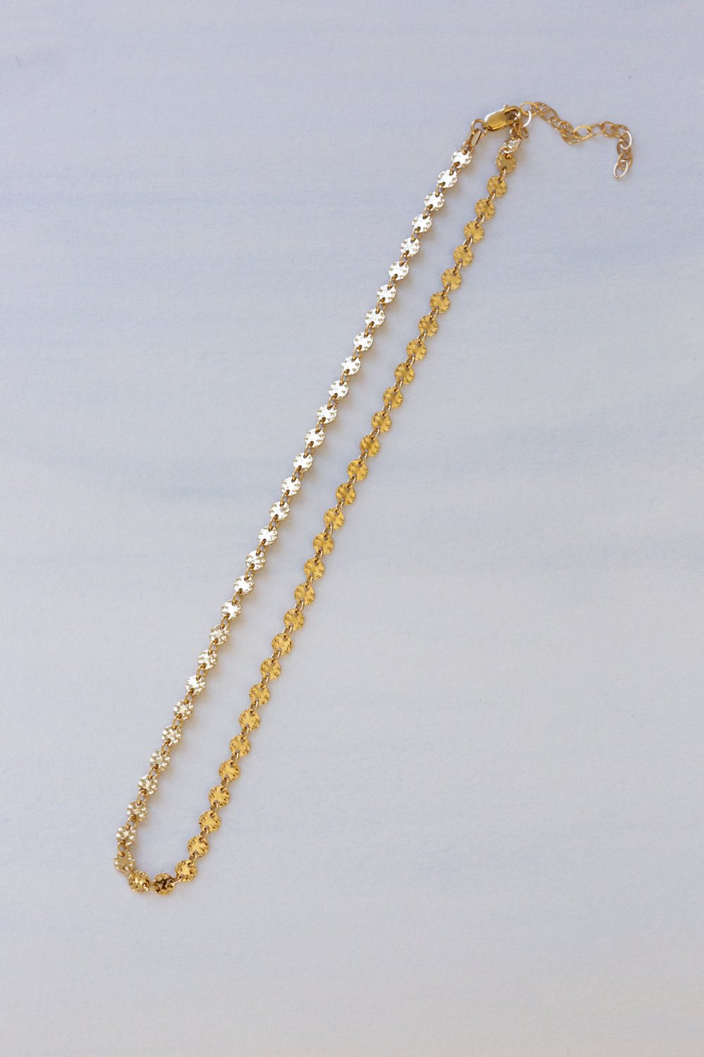 14 K Gold Filled Dangle Disc Bracelet 14 K Gold Filled Sequin 