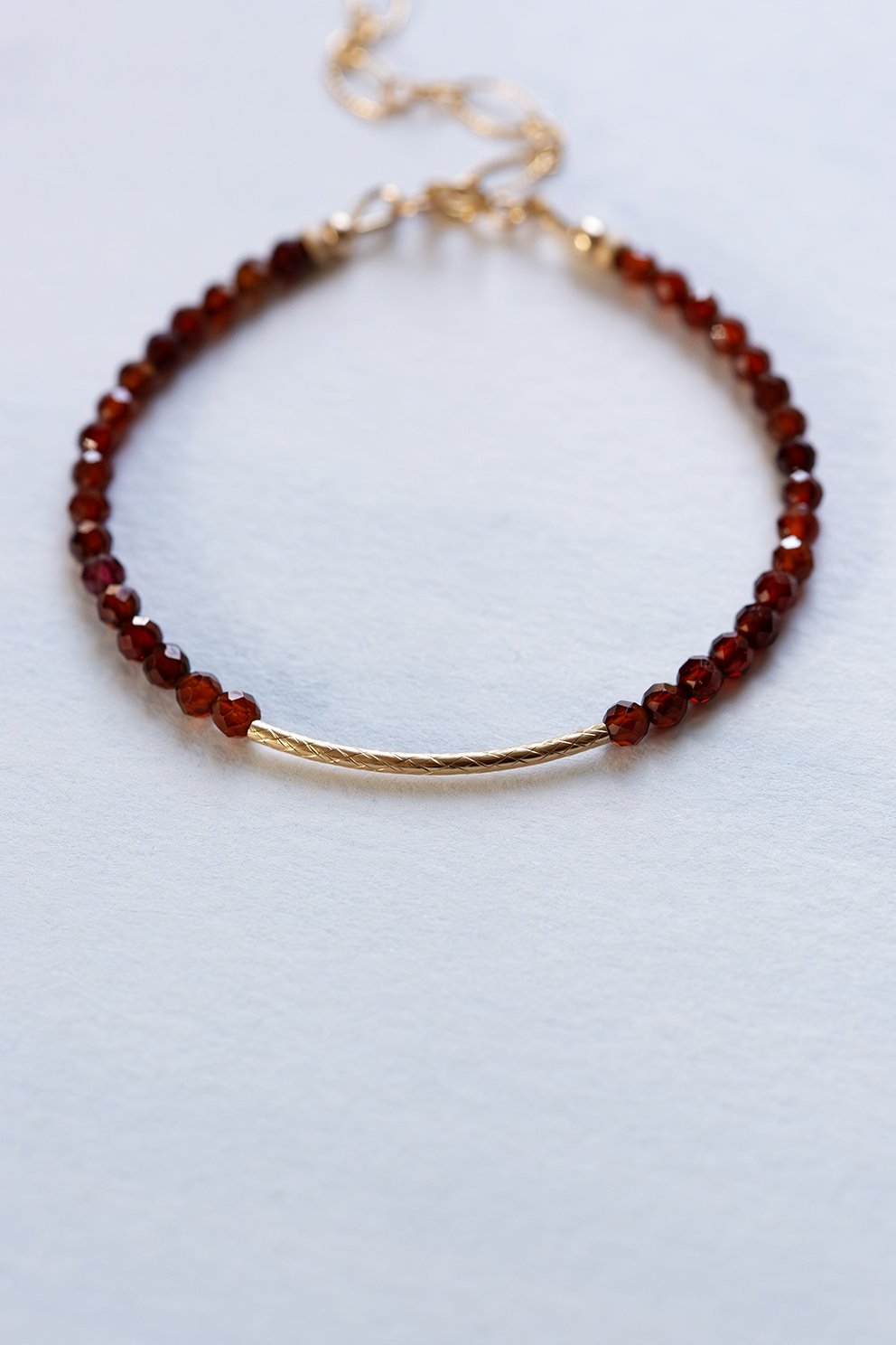 Loon with Recycled Red Glass Bracelet — amy faust