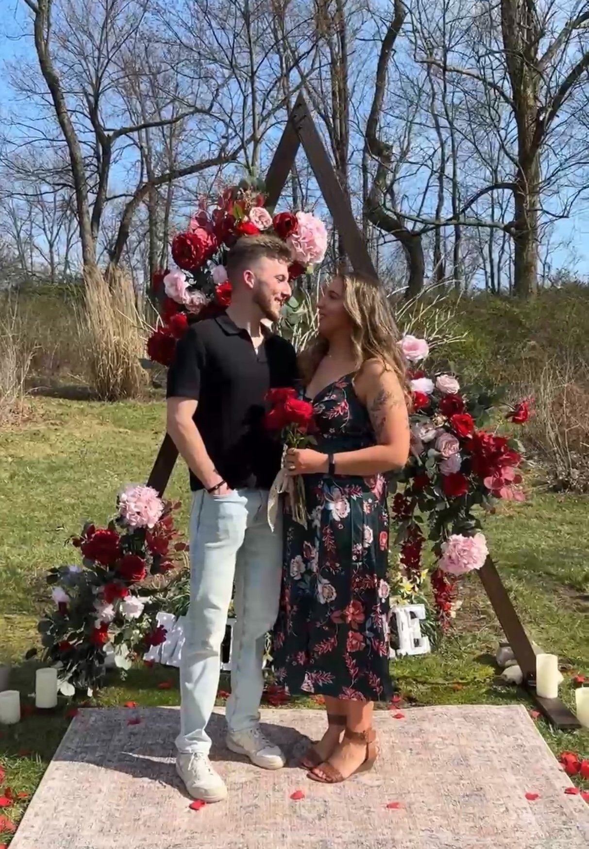 Shane's Proposal at Home