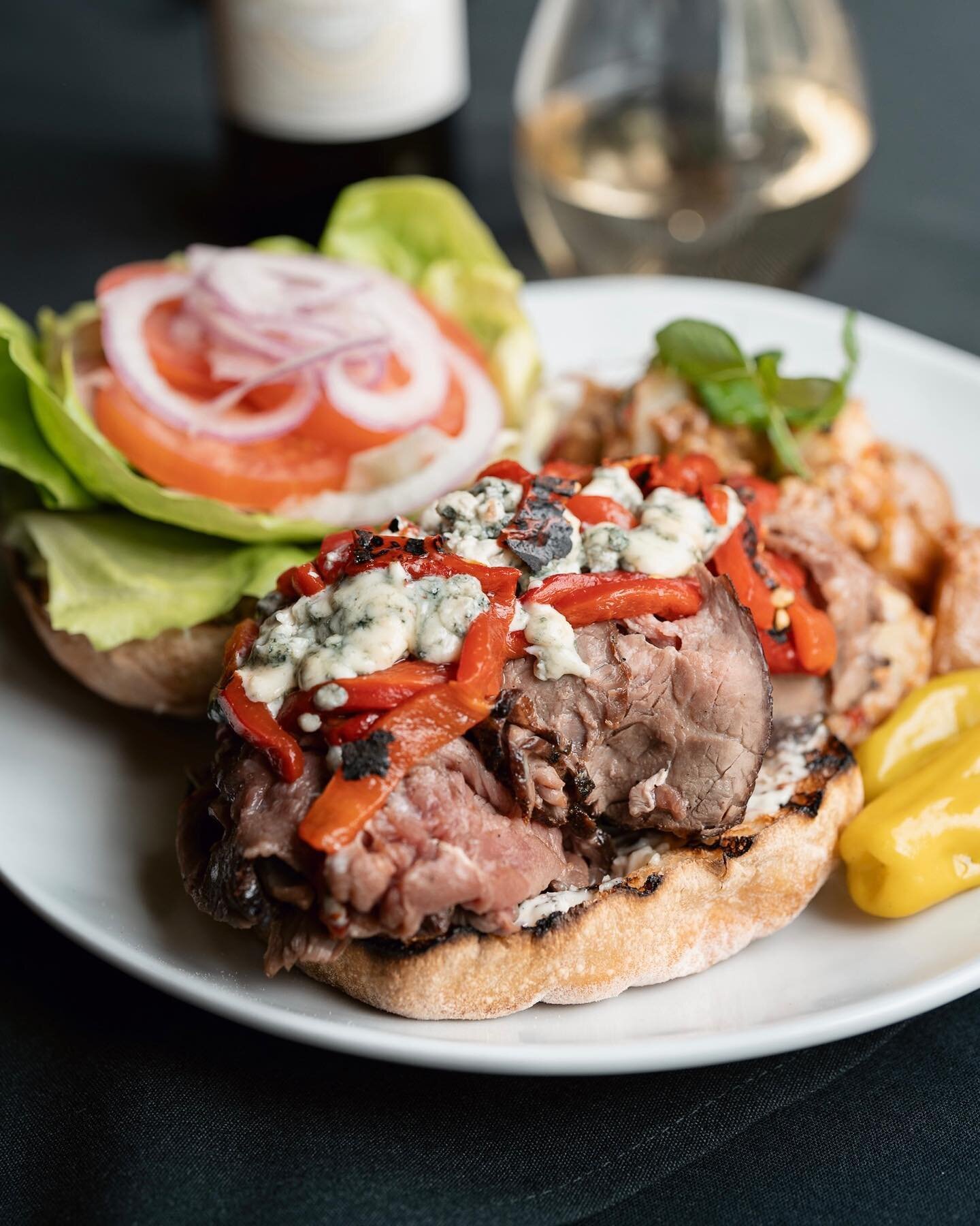 Pop in and try this week&rsquo;s feature! Shaved beef striploin on con gusto artisan bun with Danish blue cheese, Dijon horseradish aioli, Boston Bibb lettuce, Tomato, Red onion and Roasted red pepper! Served with a side of delicious house, made pota