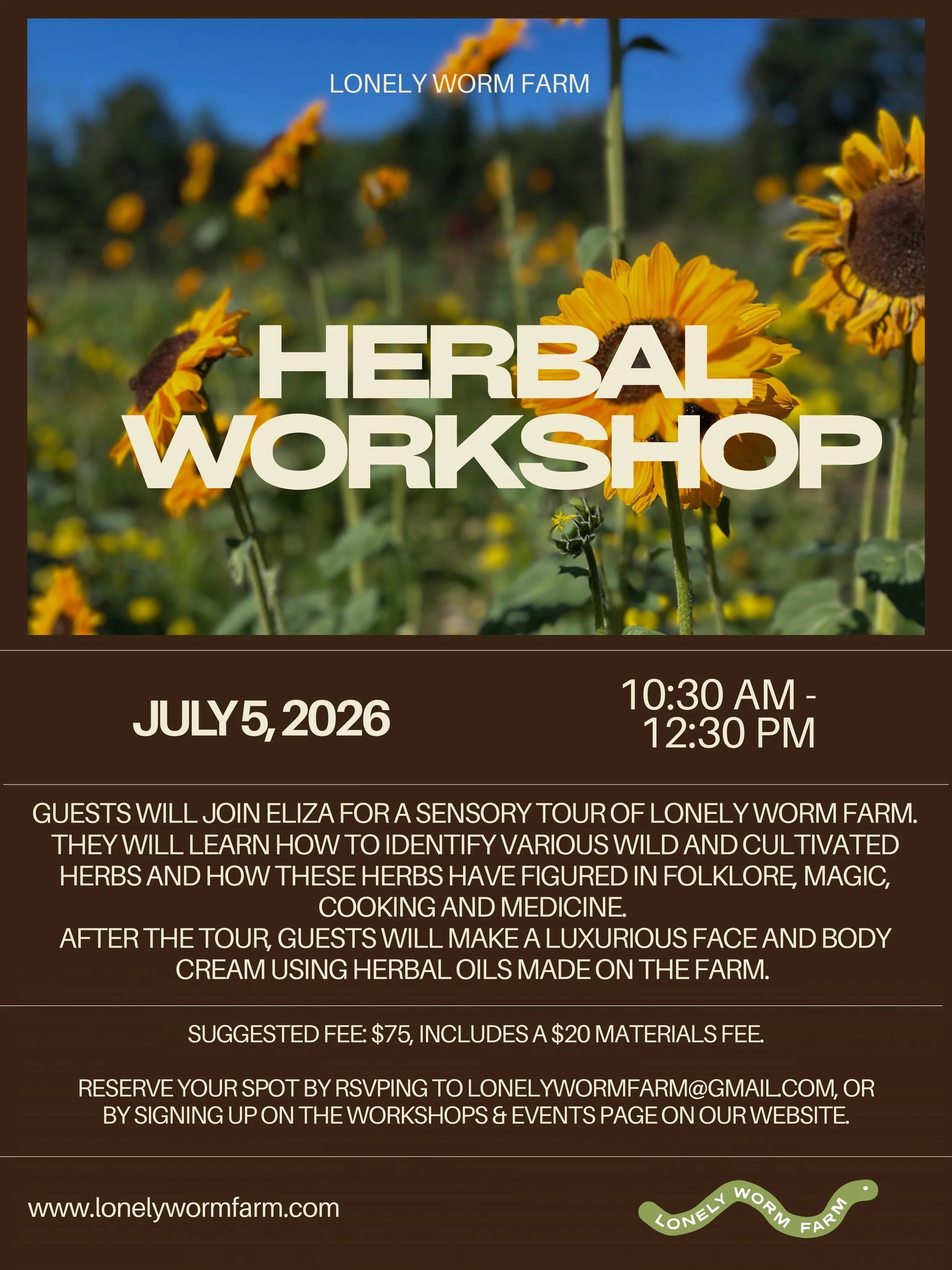 July 2026. The Herbal Workshop.