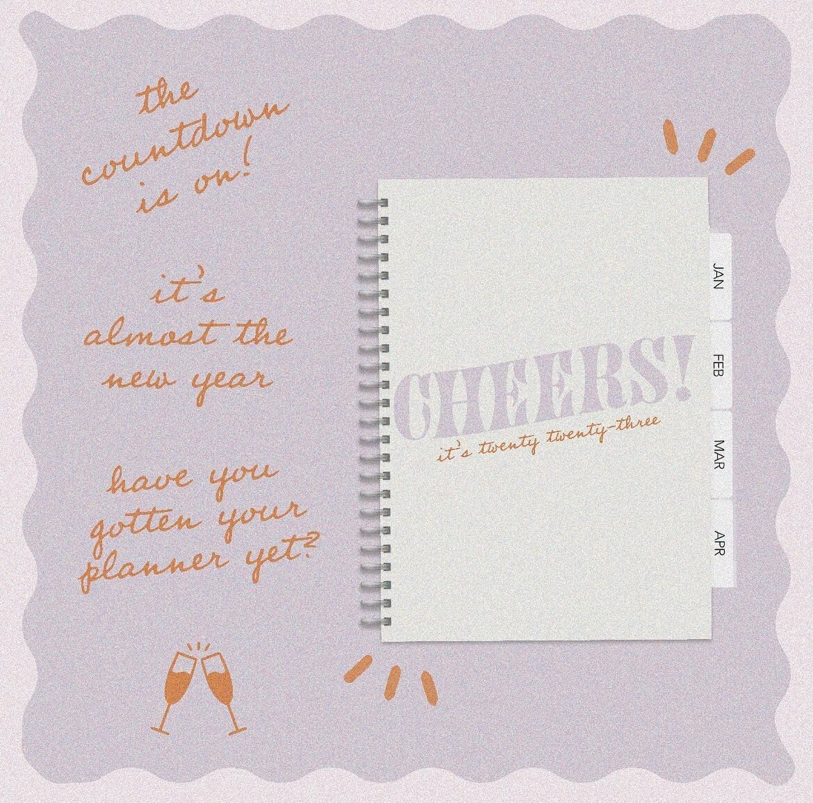 It&rsquo;s almost the new year!! I have a handful of planners left up on my Etsy 🥂