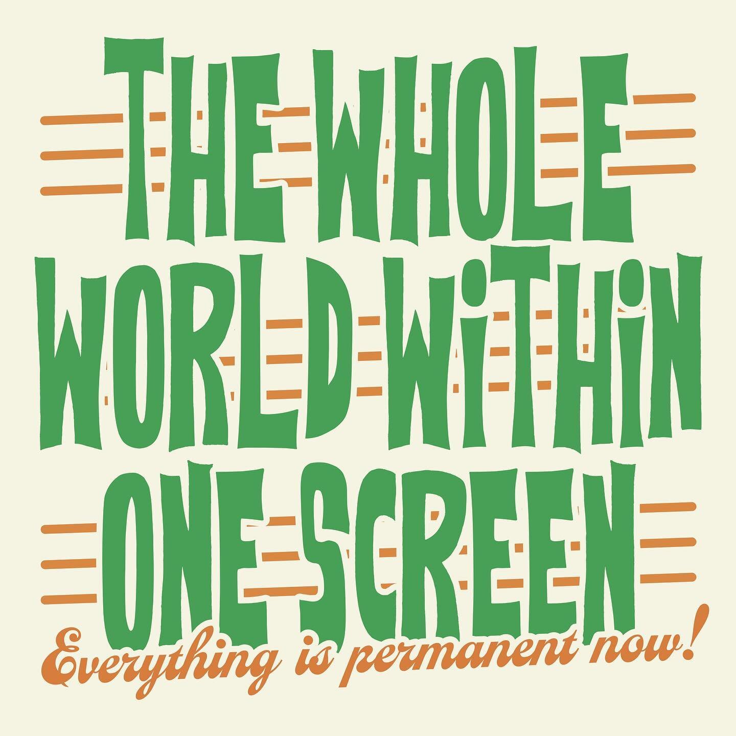 Counting down the days until @dawestheband is in Atlanta // lyrics from &ldquo;Everything Is Permanent&rdquo; 

#dawes
#lyricart 
#altantagraphicdesigner