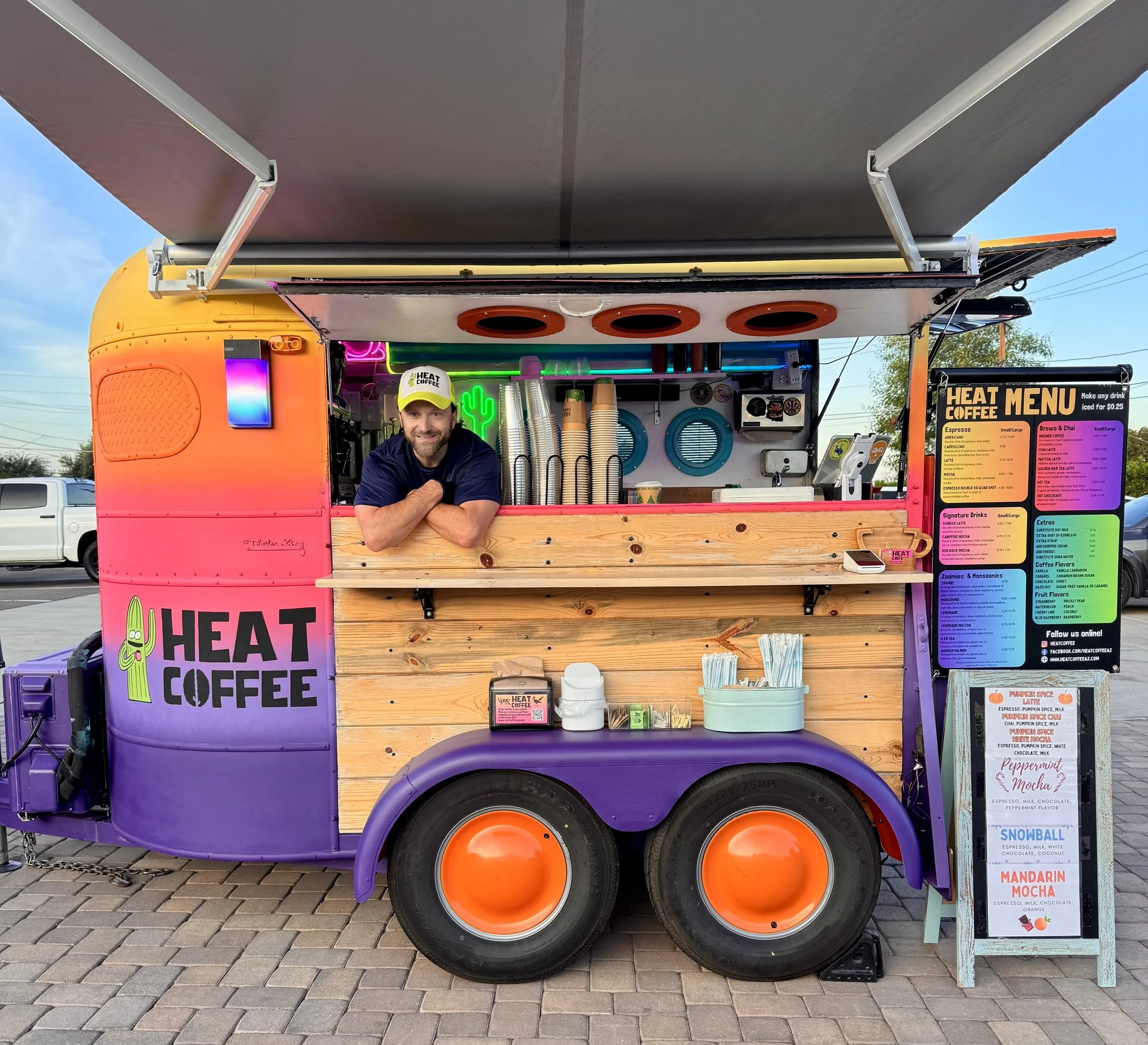 Coffee trailer front again