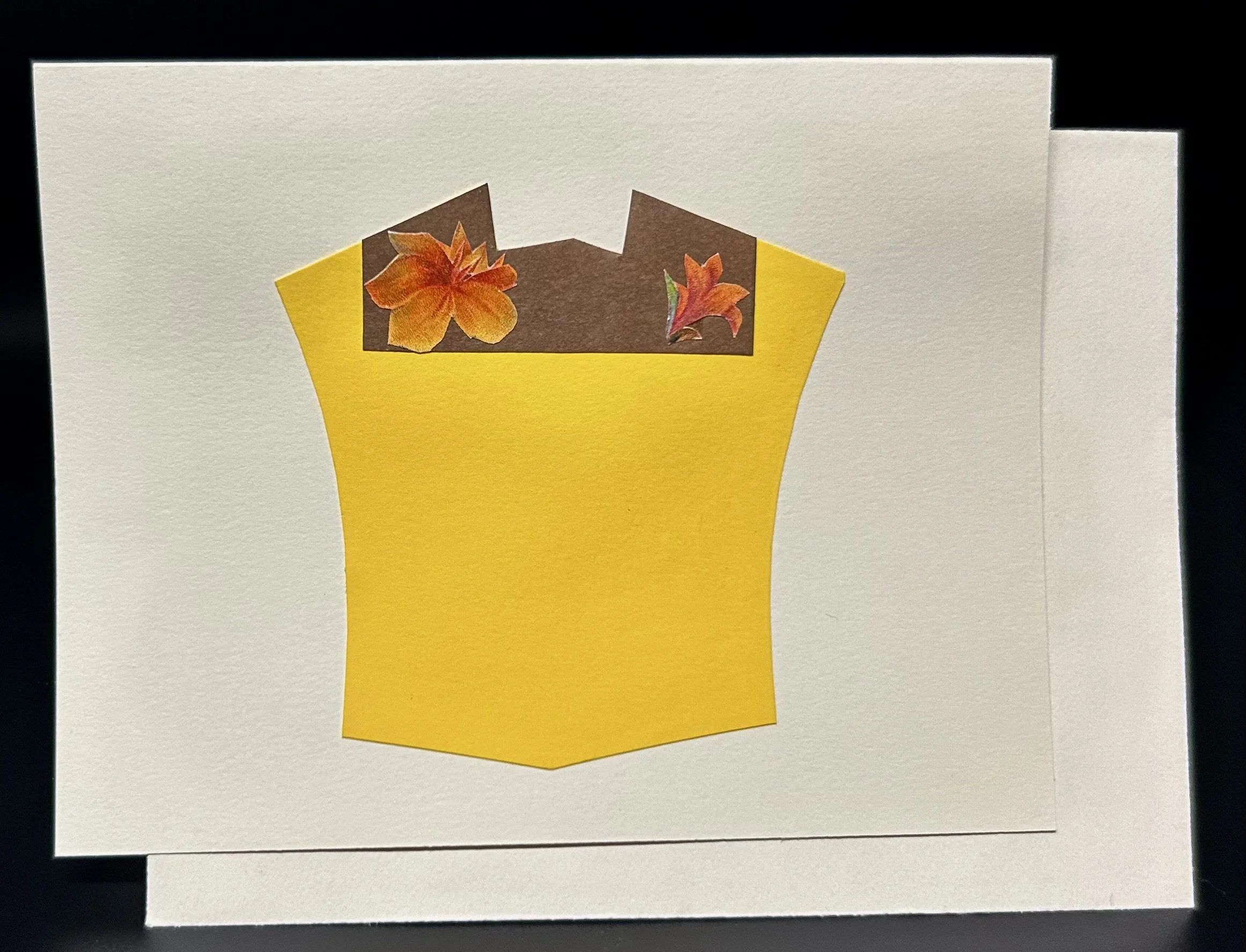 "Yellow Huipil" 4 x 6 Greeting Card